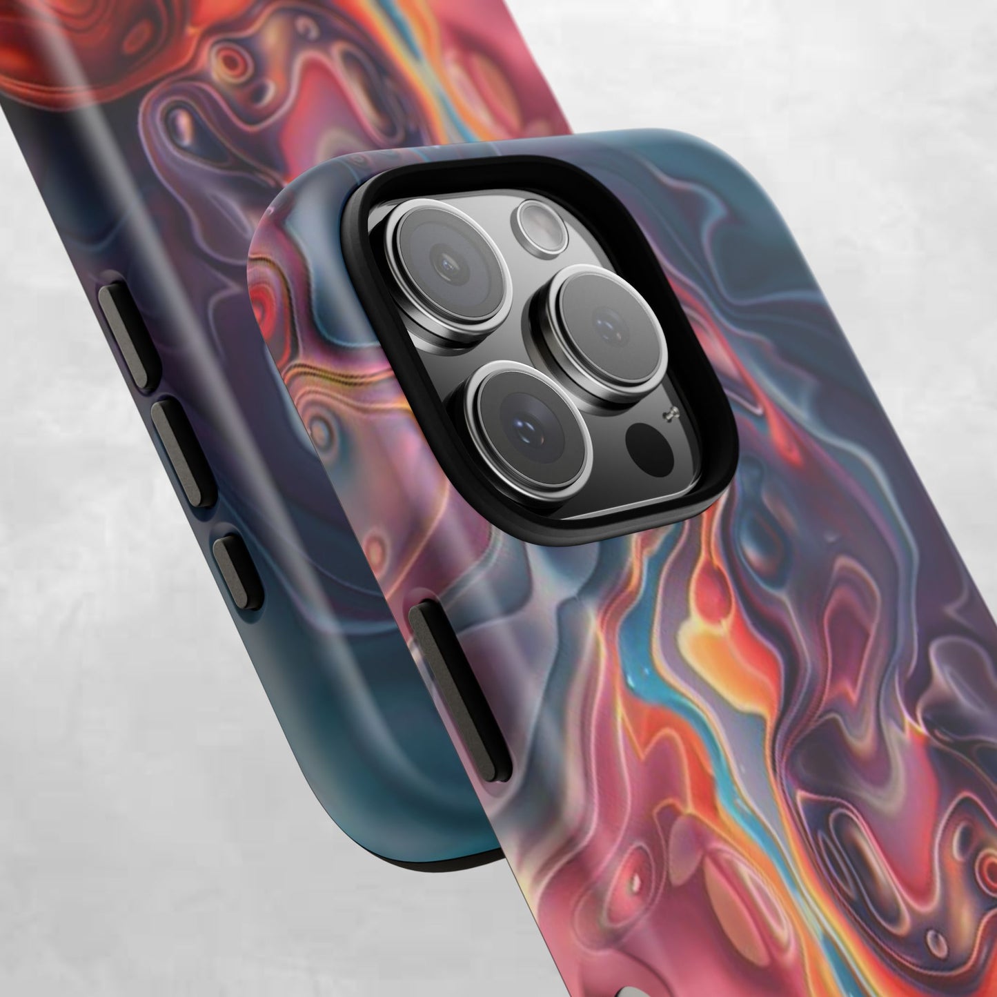 Colorful Phone Case, Abstract Print Cover, Tough Cases for Protection, Gift for Her, Modern Design, Trendy Mobile Accessory