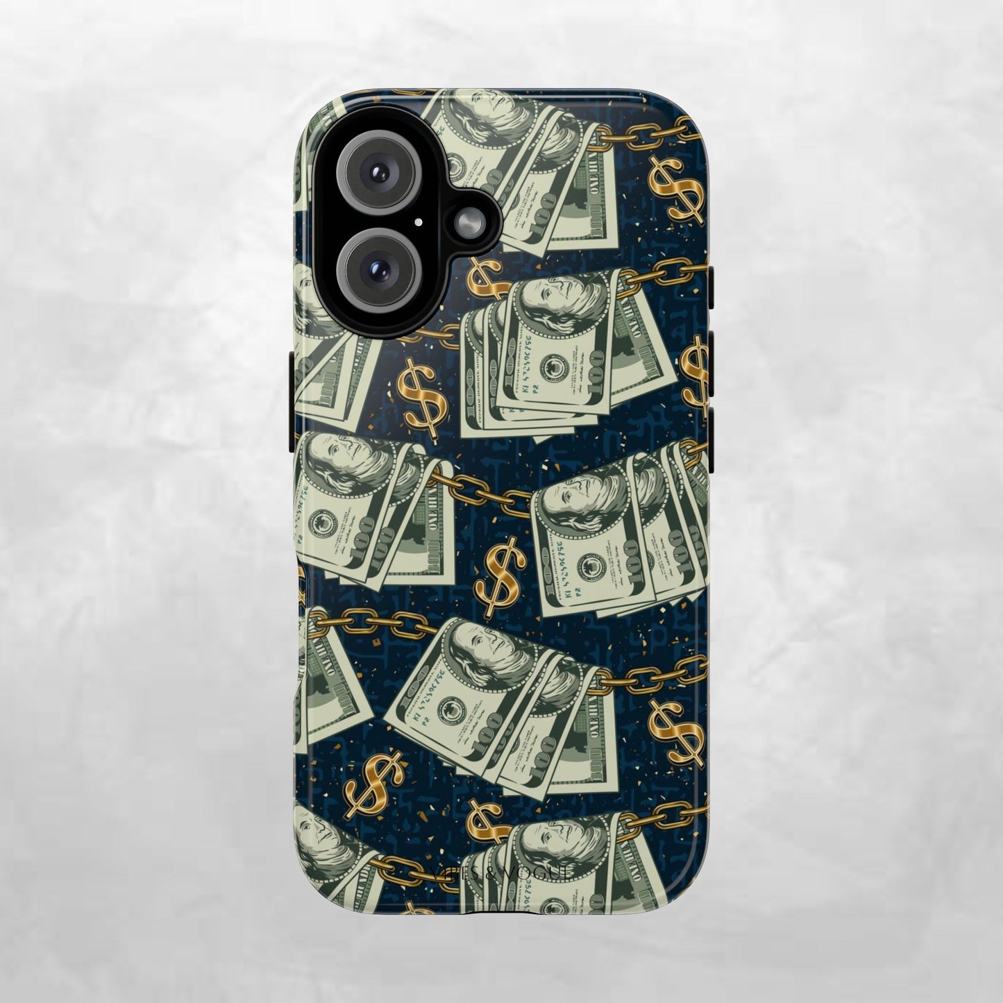 Money Motivation Phone Case, Tough Cases for iPhone, Money Design Phone Accessory, Trendy Tech Gifts, Unique Phone Cover