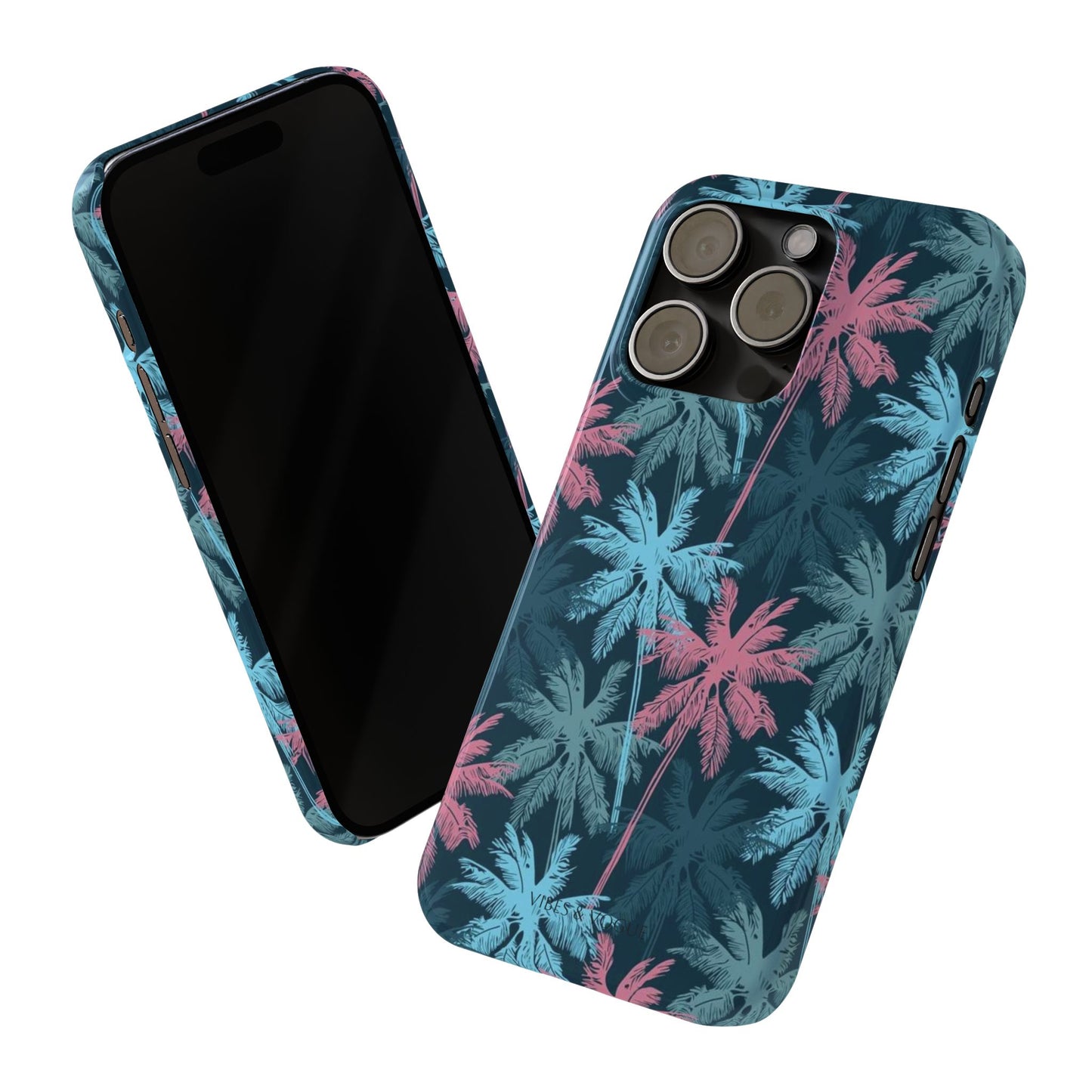 Tropical Vibes Slim Phone Case - Summer Botanical Design