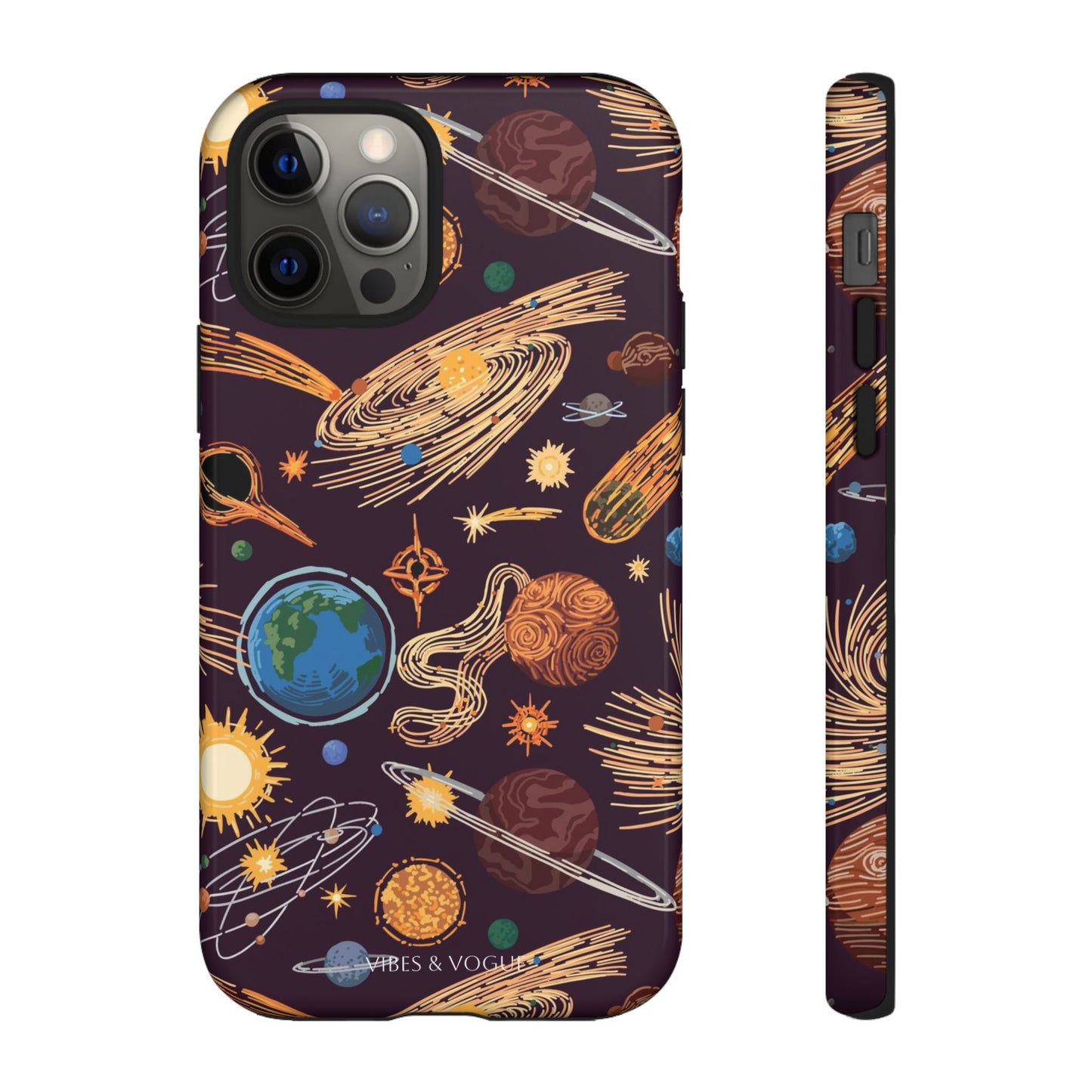 Space-Themed Phone Case - Cosmic Galaxy Design, Durable Protective Cover, Unique Gift, Celestial Lover's Accessory