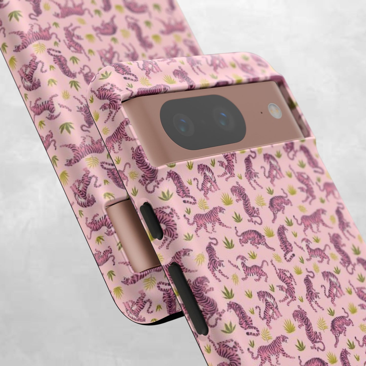 Pink Tiger Pattern Phone Case - Tough Cases