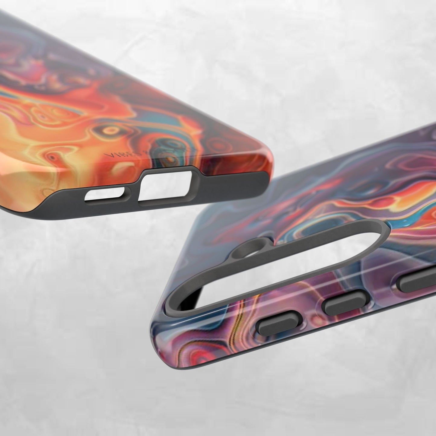 Colorful Phone Case, Abstract Print Cover, Tough Cases for Protection, Gift for Her, Modern Design, Trendy Mobile Accessory