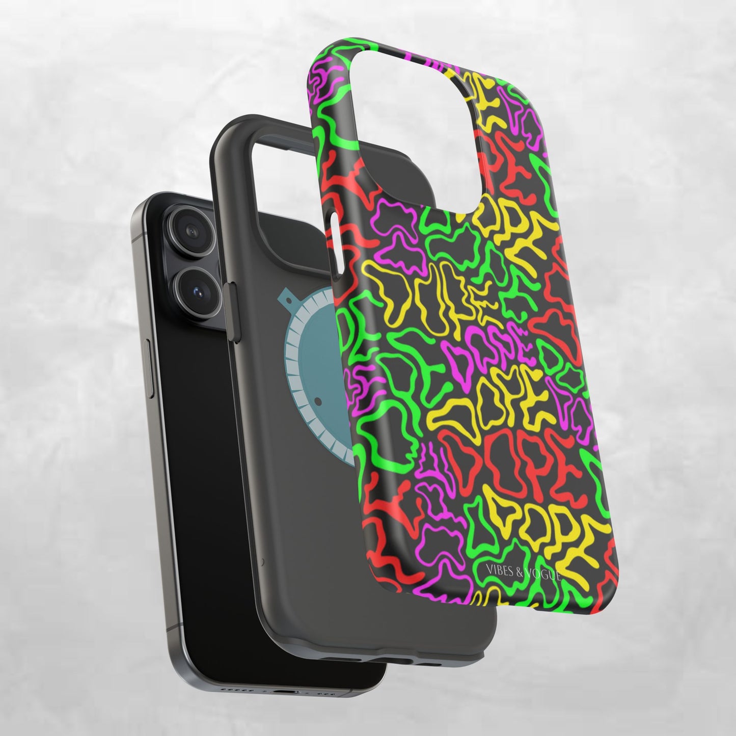 Colorful Magnetic Phone Cases, Funky Case for Teens, Cool Phone Accessories, Unique Gift for Friends, Vibrant Tough Cases, Phone Protection