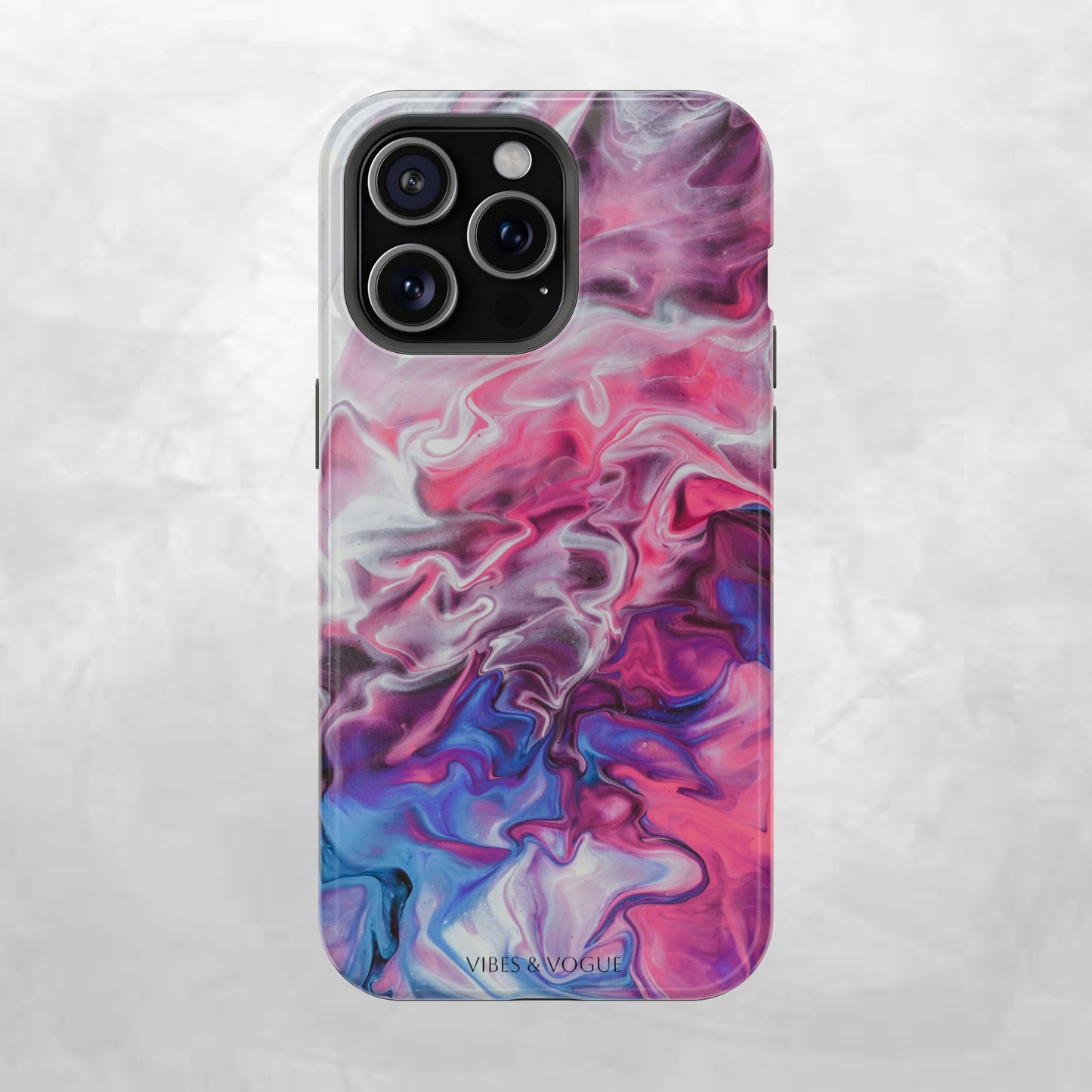 Vibrant Phone Case for Trendsetters | Abstract Marble Design, Impact-Resistant, Stylish Tech Accessory, Perfect Gift