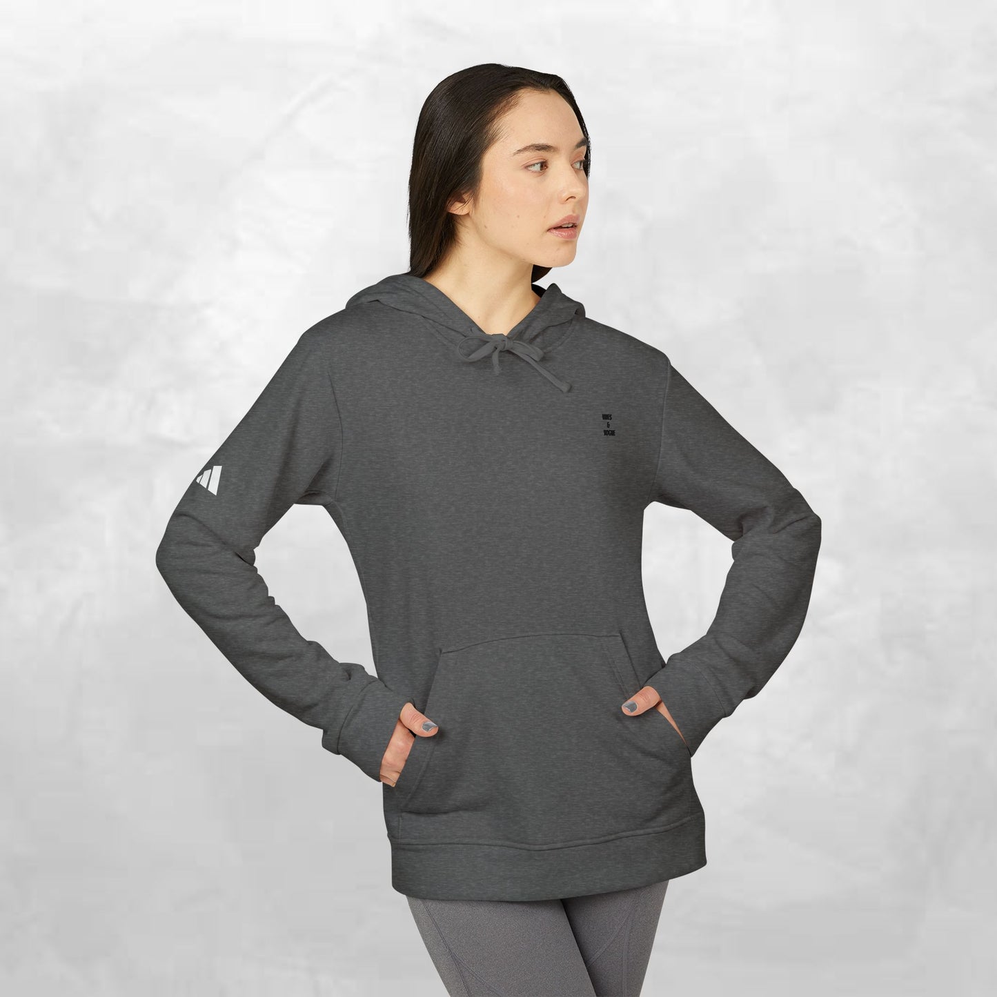 Adidas Unisex Fleece Hoodie - Cozy Athletic Fashion for Everyday Wear