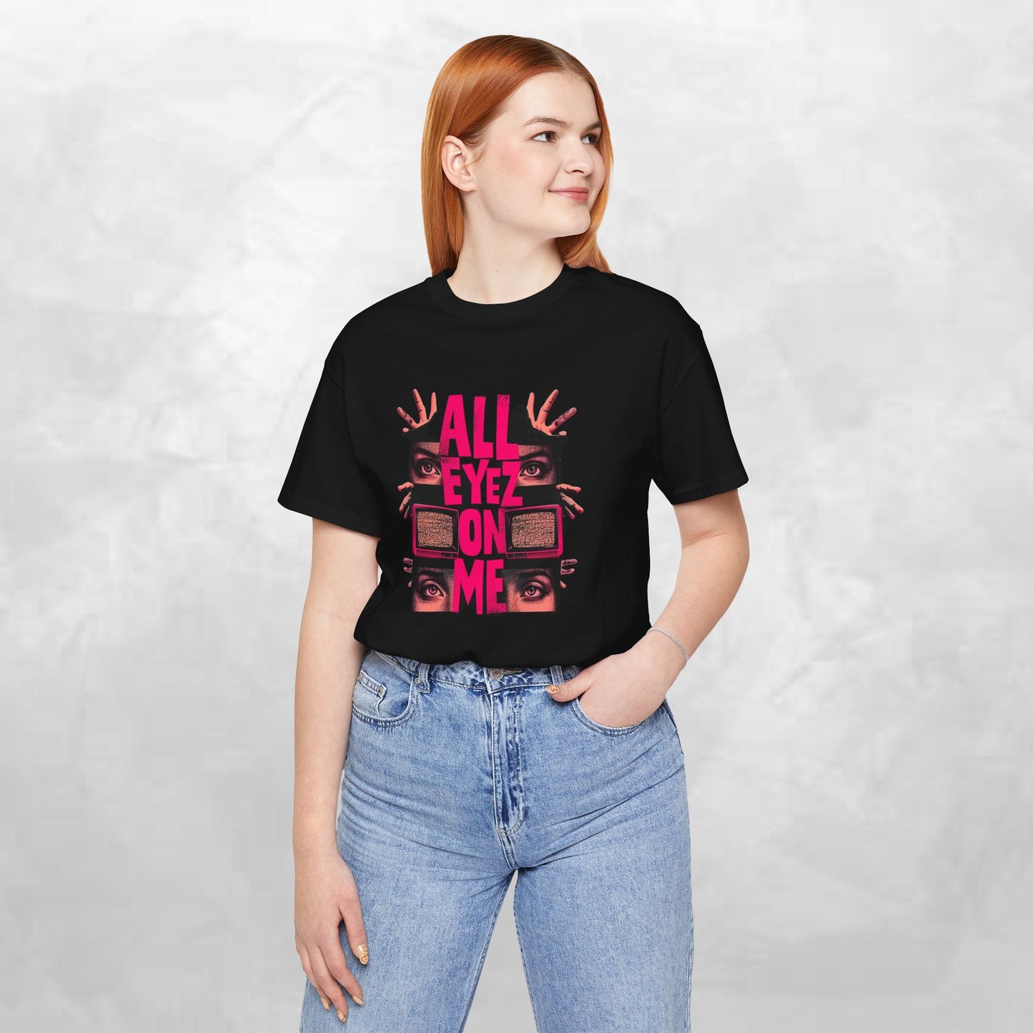 All Eyez On Me T-Shirt — Bold Retro Eyes Graphic Tee