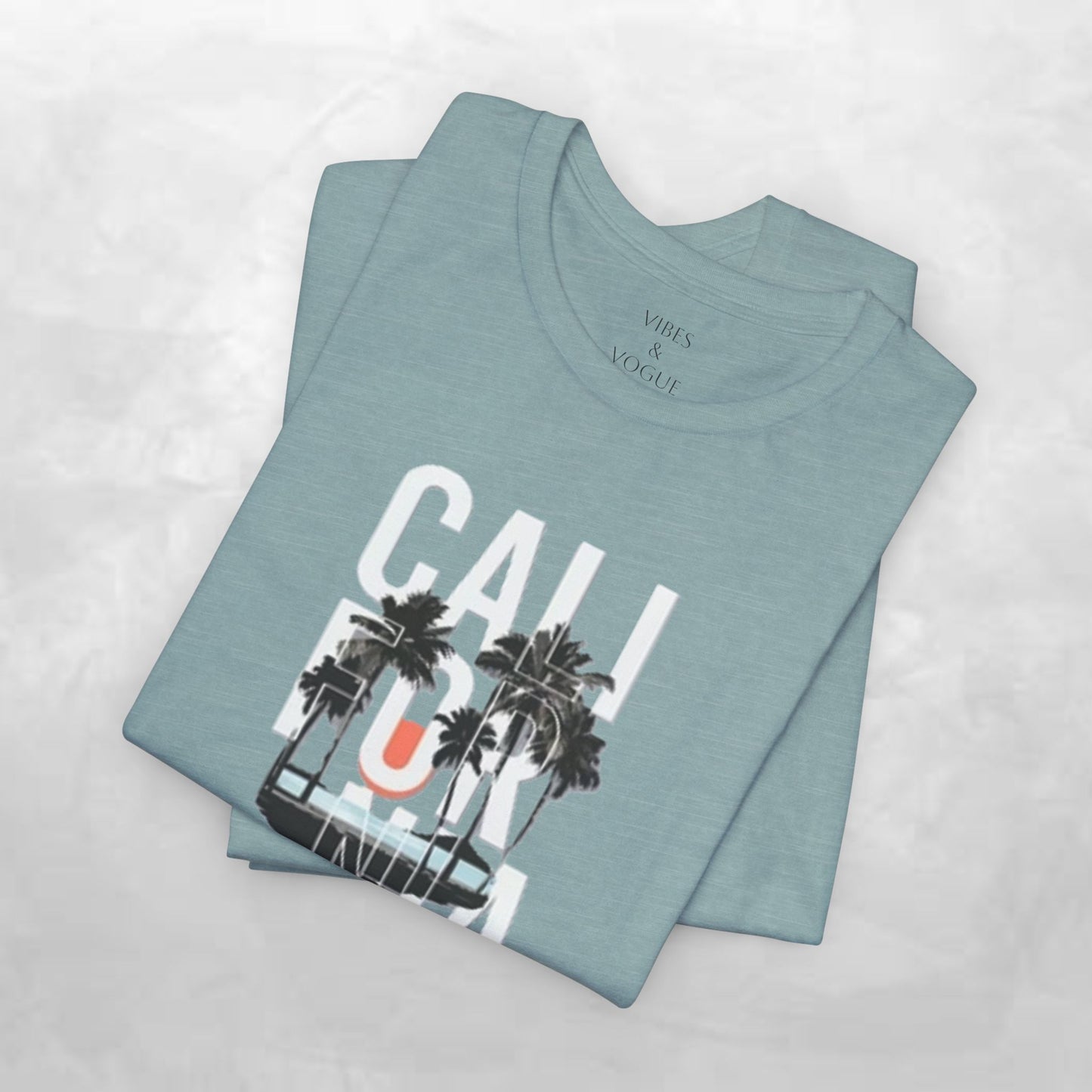 California Vibes Unisex Tee, Summer Fun T-Shirt, Casual Wear, Beach Day Shirt, Gift for Travelers, Holiday Fashion