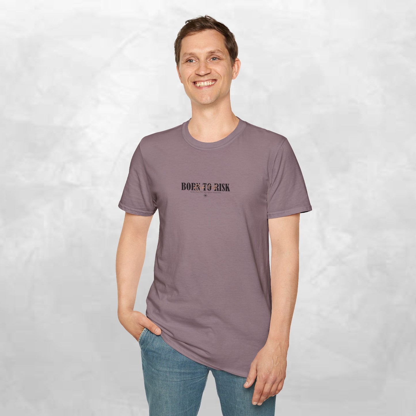 Born to Risk T-Shirt — Minimalist Motivational Graphic Tee