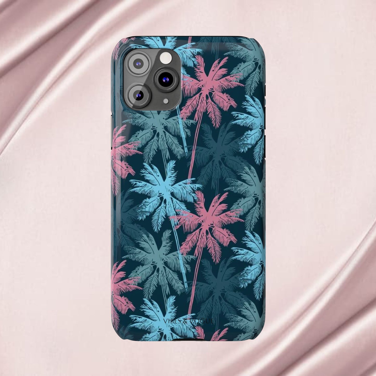 Tropical Vibes Slim Phone Case - Summer Botanical Design