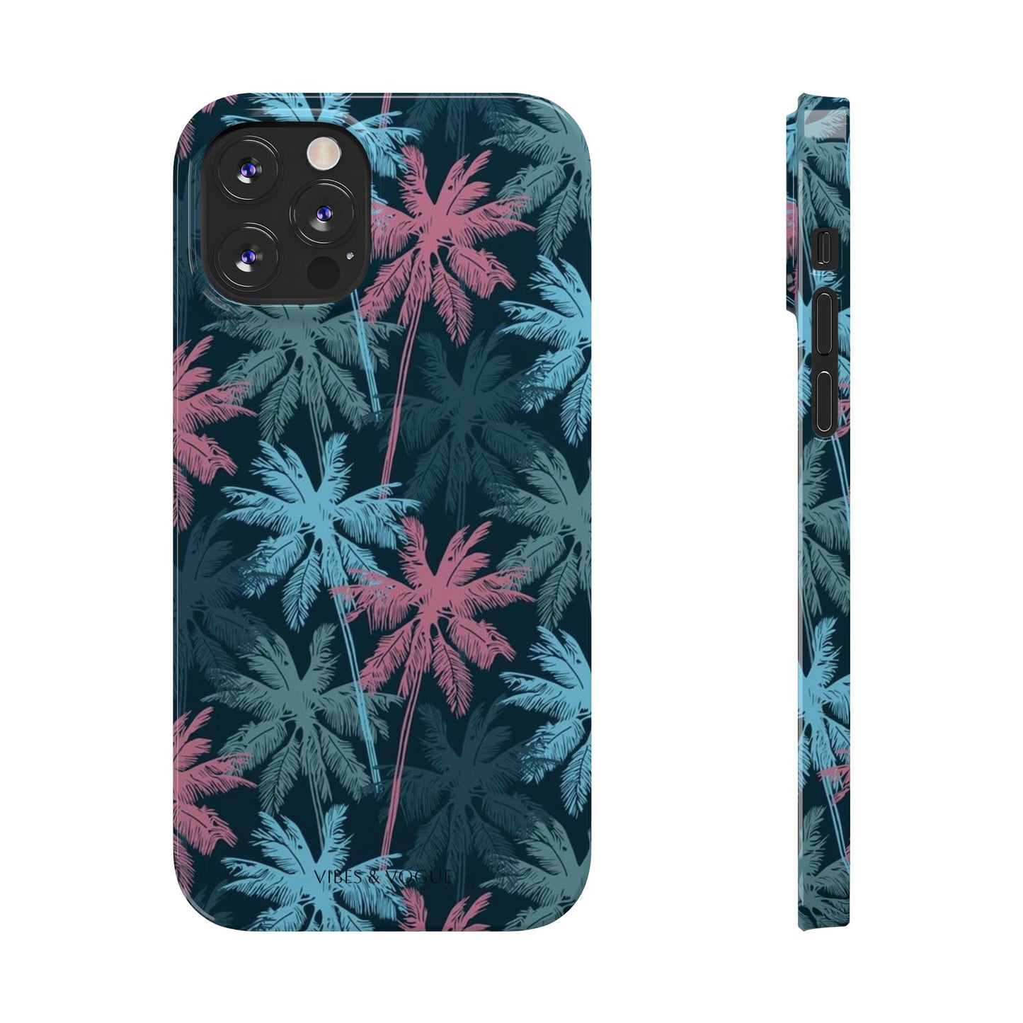 Tropical Vibes Slim Phone Case - Summer Botanical Design