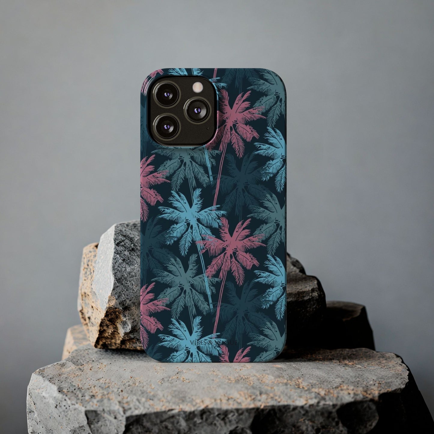 Tropical Vibes Slim Phone Case - Summer Botanical Design