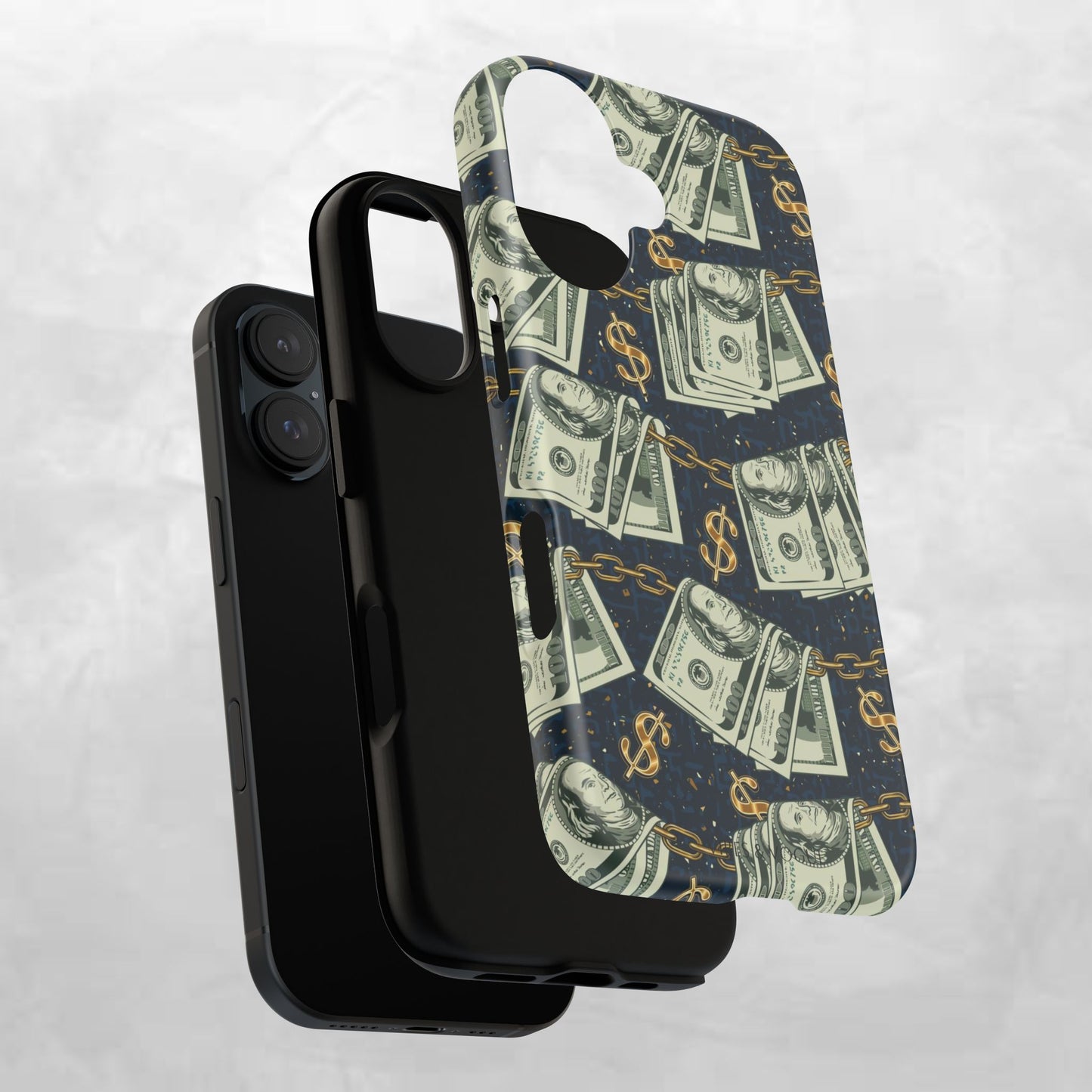 Money Motivation Phone Case, Tough Cases for iPhone, Money Design Phone Accessory, Trendy Tech Gifts, Unique Phone Cover