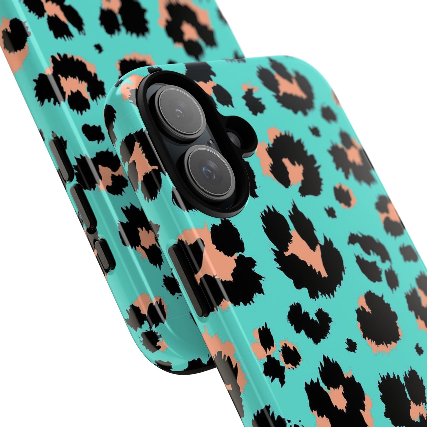 Leopard Print Phone Case, Tough Phone Case, Wild Style Accessory, Animal Print Cover, Stylish Phone Protection