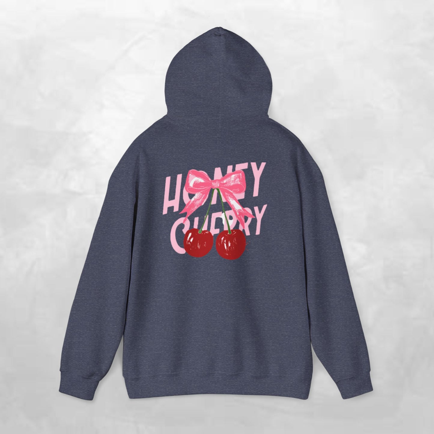 Cherry Bow Unisex Hoodie - Sweet, Cozy Style for Spring, Casual Wear, Gift for Birthdays, Summer Fun, Festival Fashion