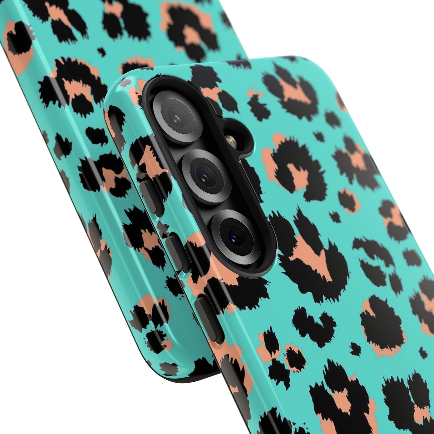 Leopard Print Phone Case, Tough Phone Case, Wild Style Accessory, Animal Print Cover, Stylish Phone Protection