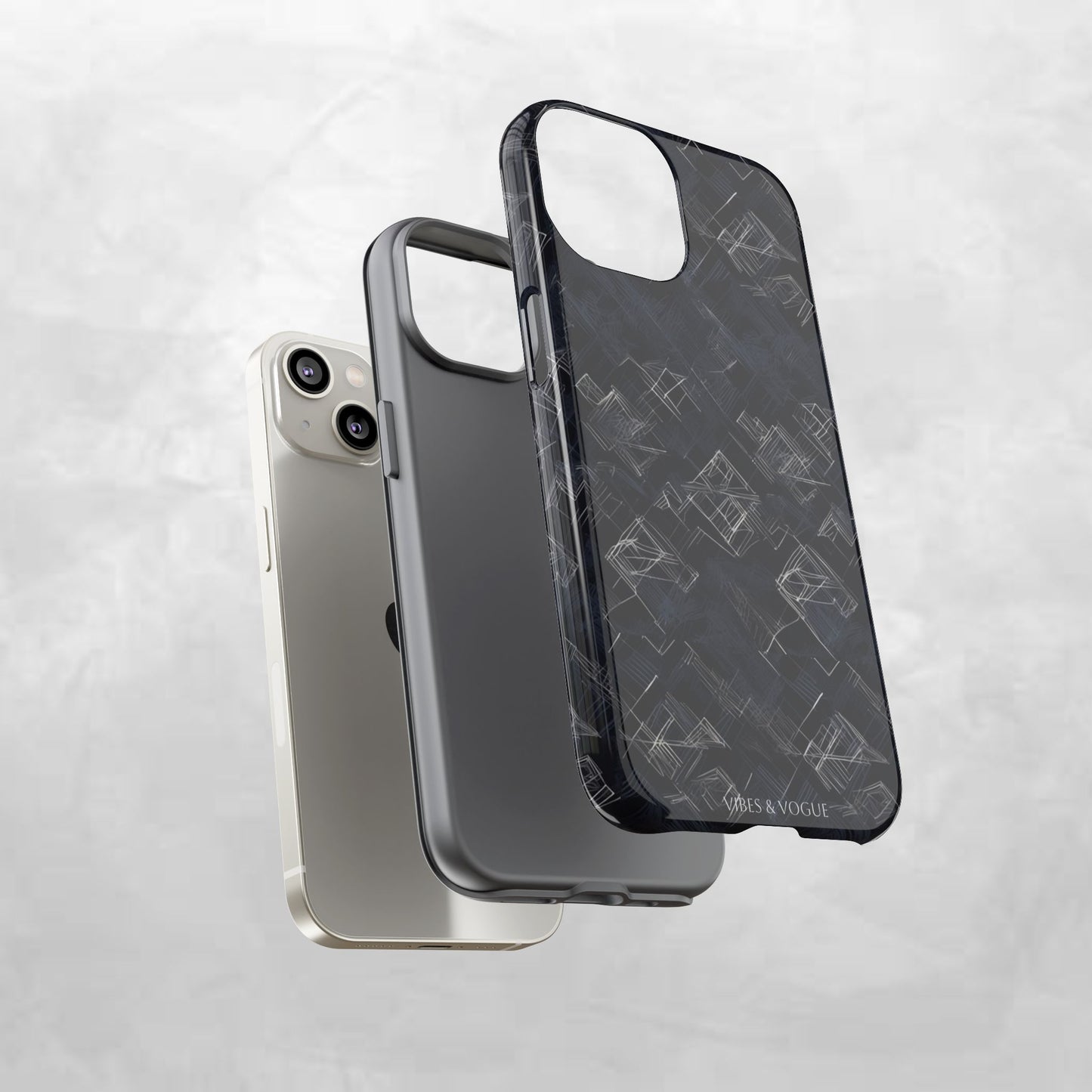 Tough Cases: Modern Geometric Phone Case - Durable, Stylish Protection