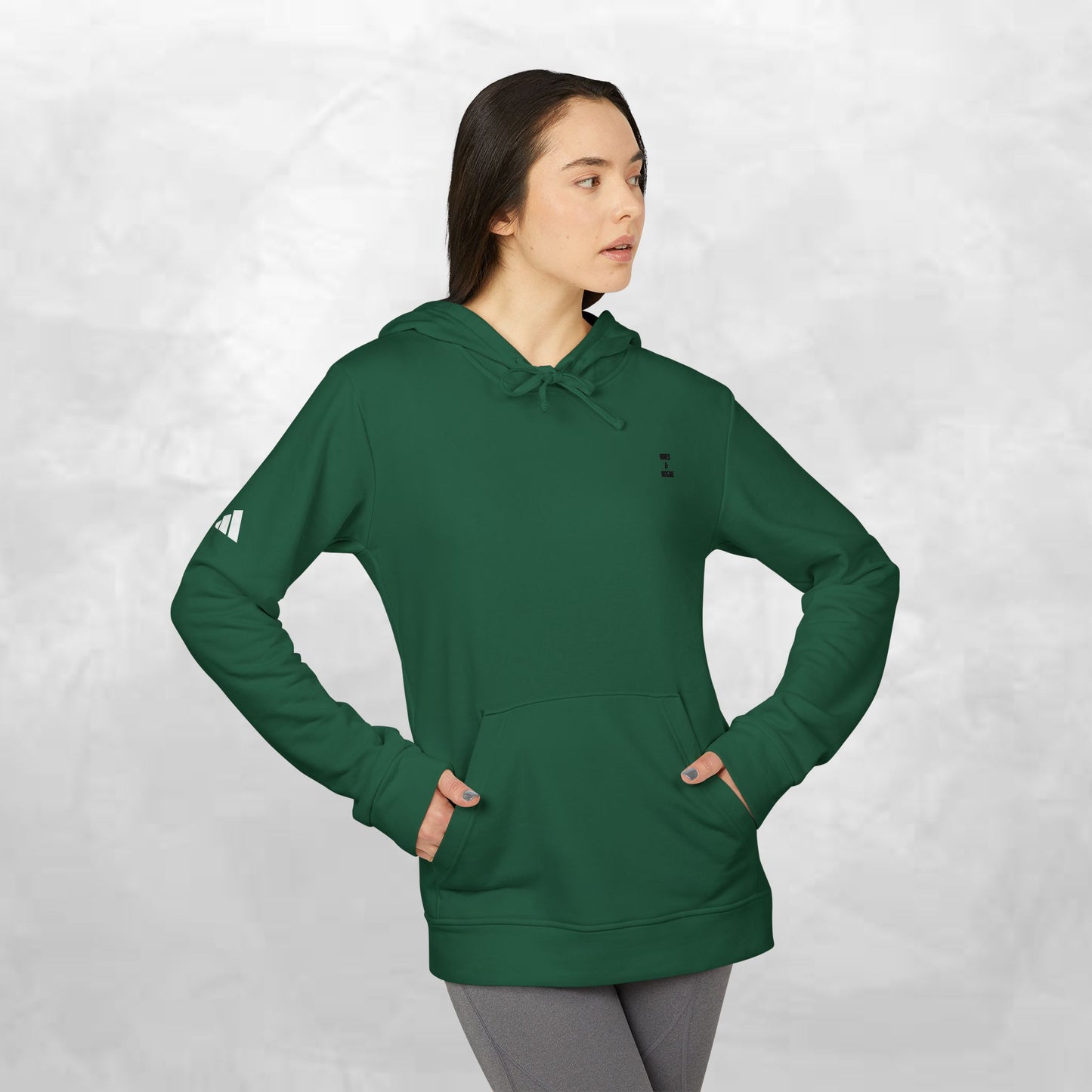 Adidas Unisex Fleece Hoodie - Cozy Athletic Fashion for Everyday Wear