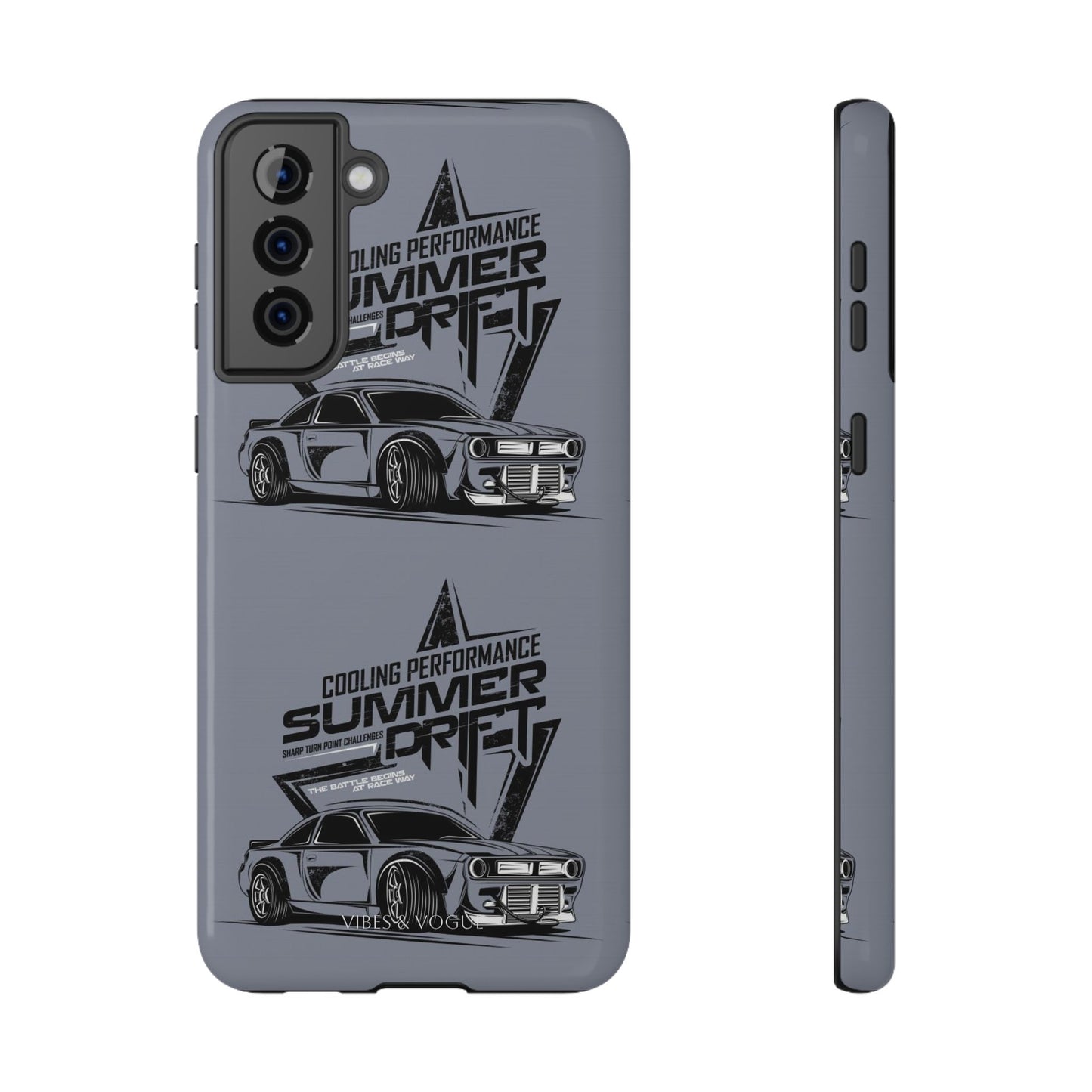 Summer Drift Racing Impact-Resistant Phone Case