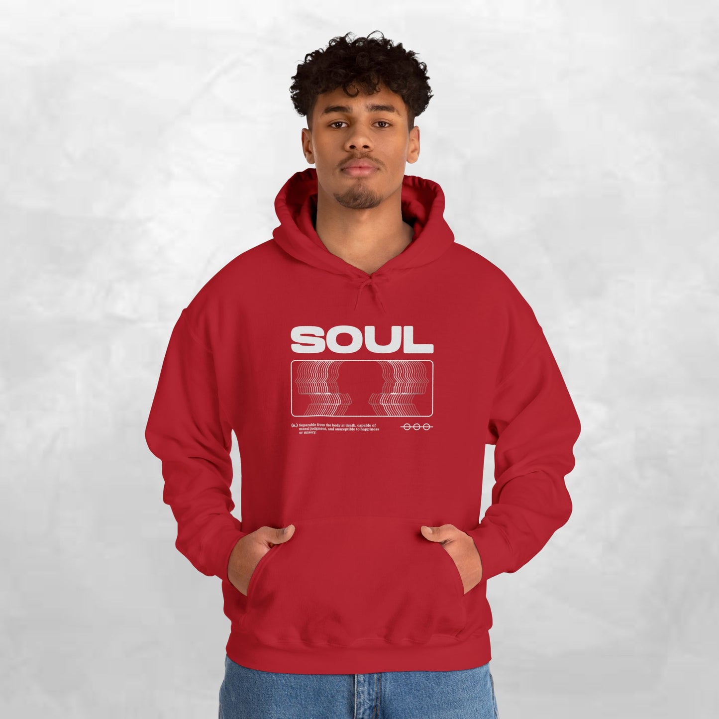 Soul Graphic Hoodie — Retro VHS Silhouette Streetwear