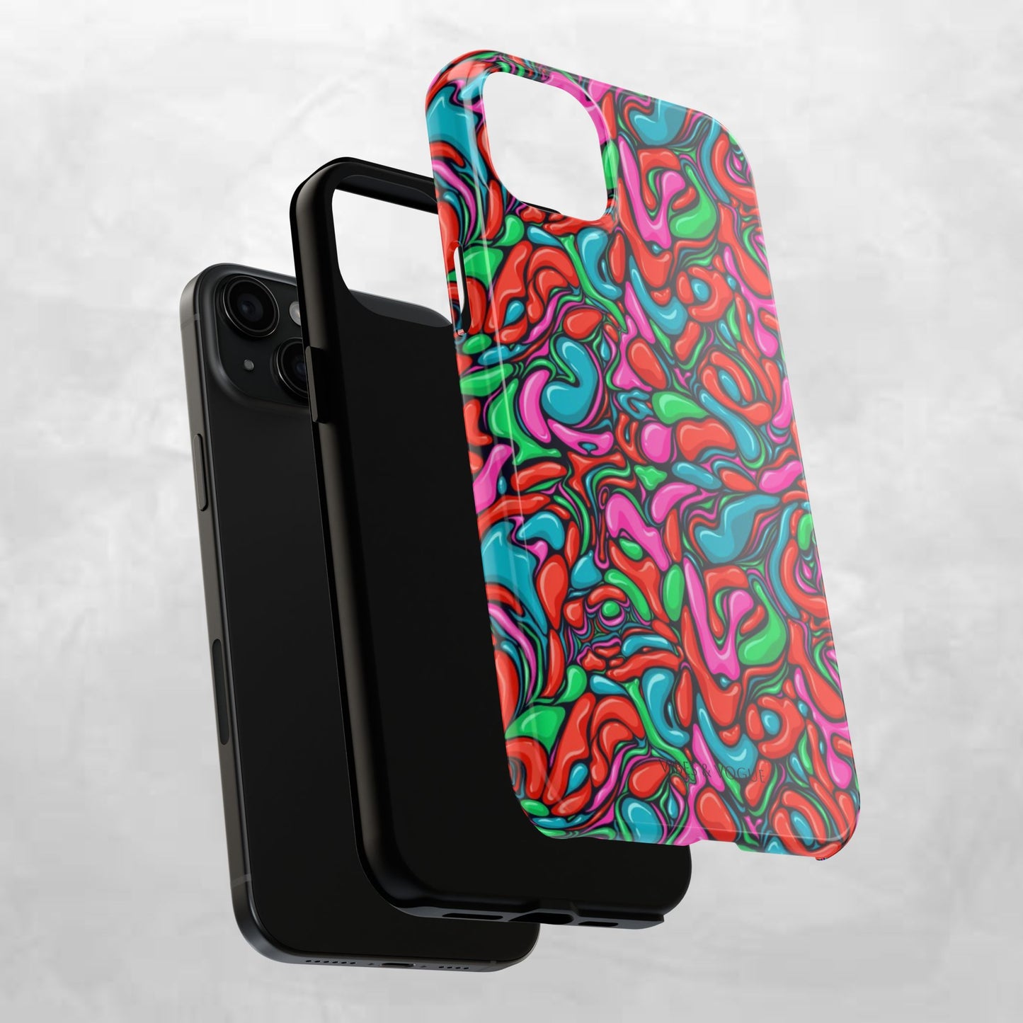 Vibrant Tough Phone Cases - Colorful Abstract Designs for Teens & Adults, Perfect Gift for Birthdays, Holidays, & Everyday Use