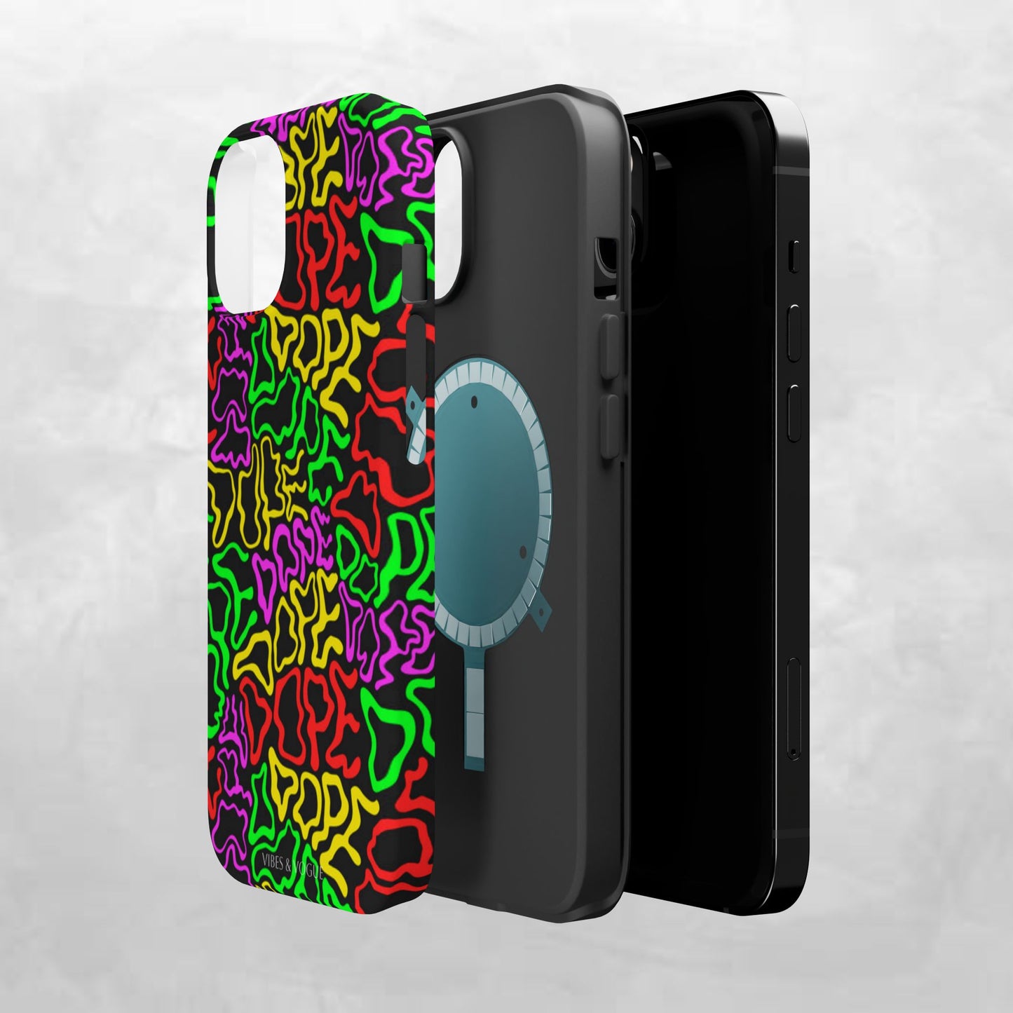 Colorful Magnetic Phone Cases, Funky Case for Teens, Cool Phone Accessories, Unique Gift for Friends, Vibrant Tough Cases, Phone Protection