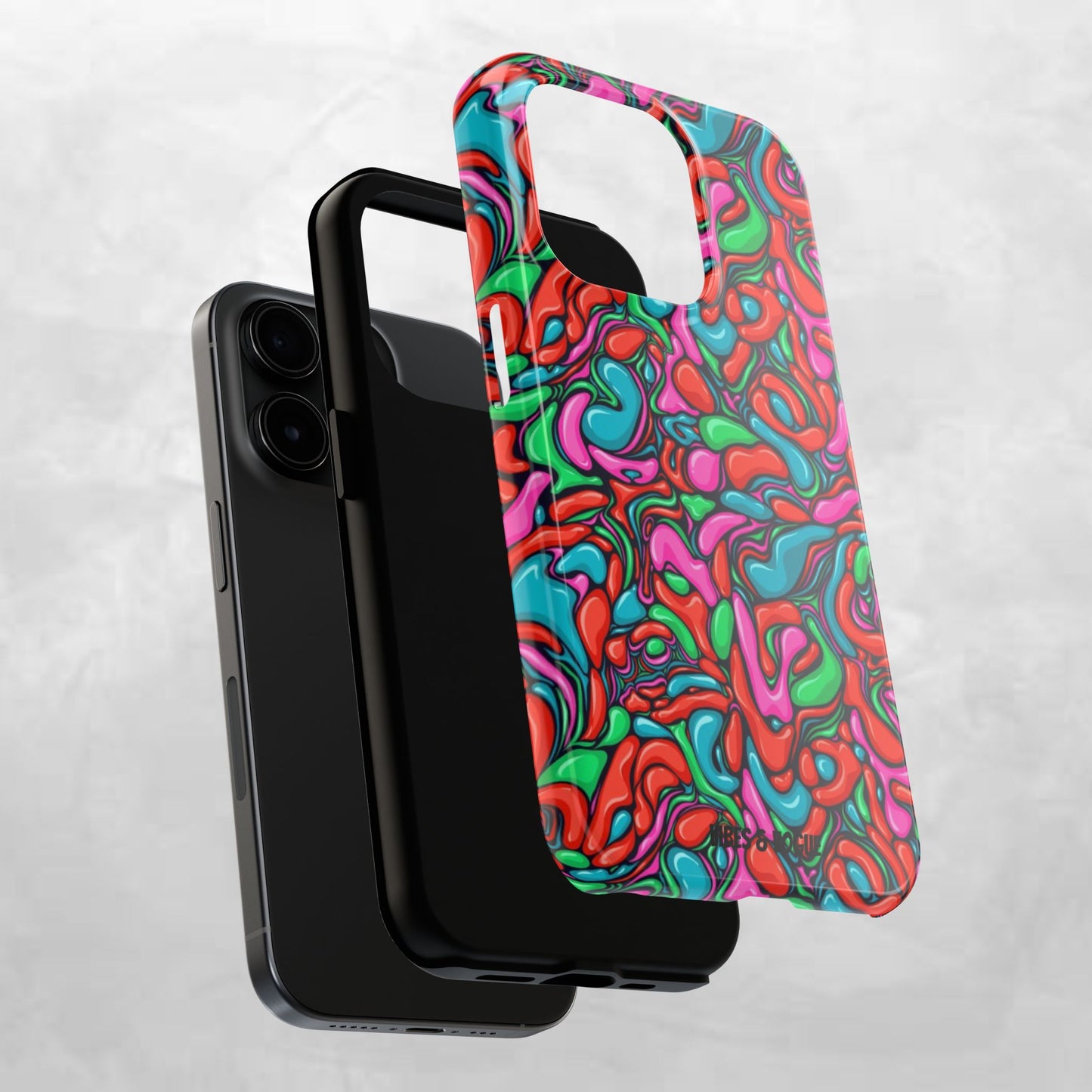 Vibrant Tough Phone Cases - Colorful Abstract Designs for Teens & Adults, Perfect Gift for Birthdays, Holidays, & Everyday Use