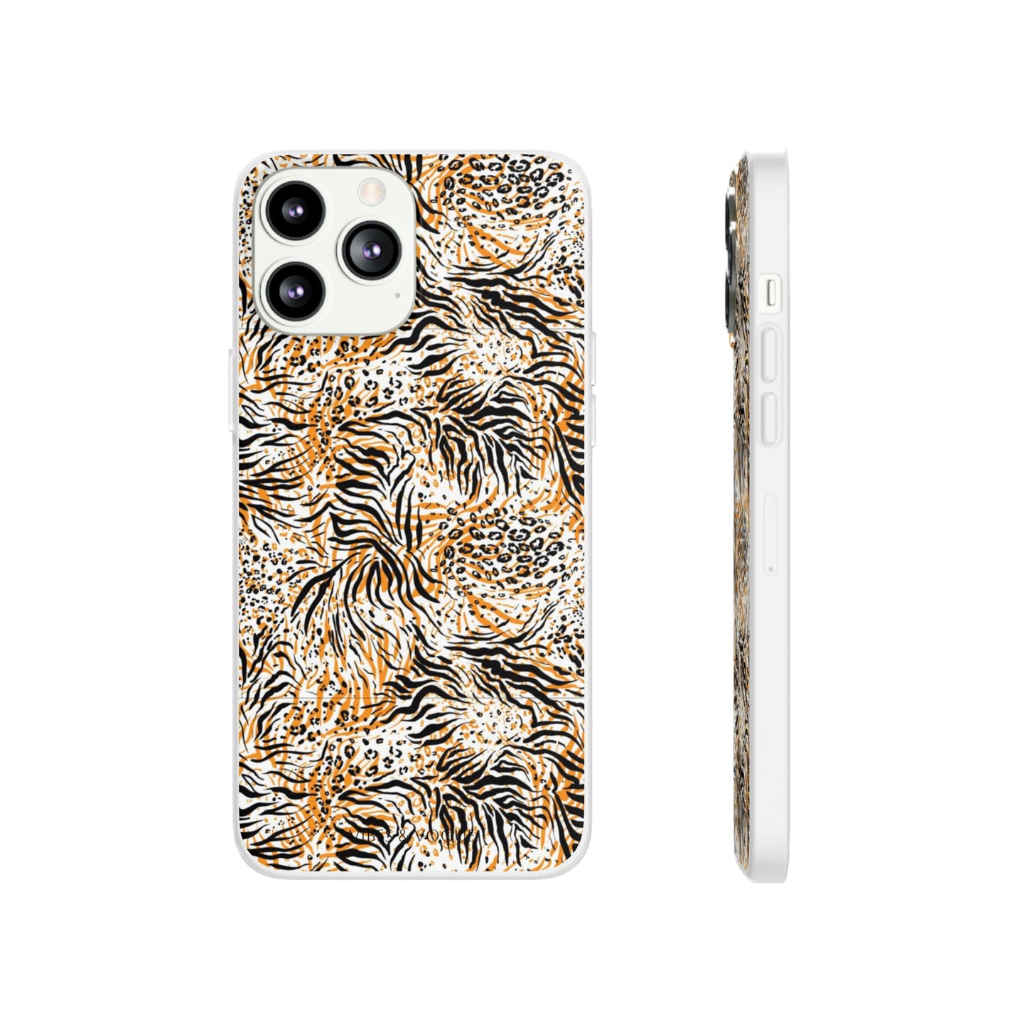 Wild Animal Print Flexi Case for iPhone - Fierce & Trendy Design