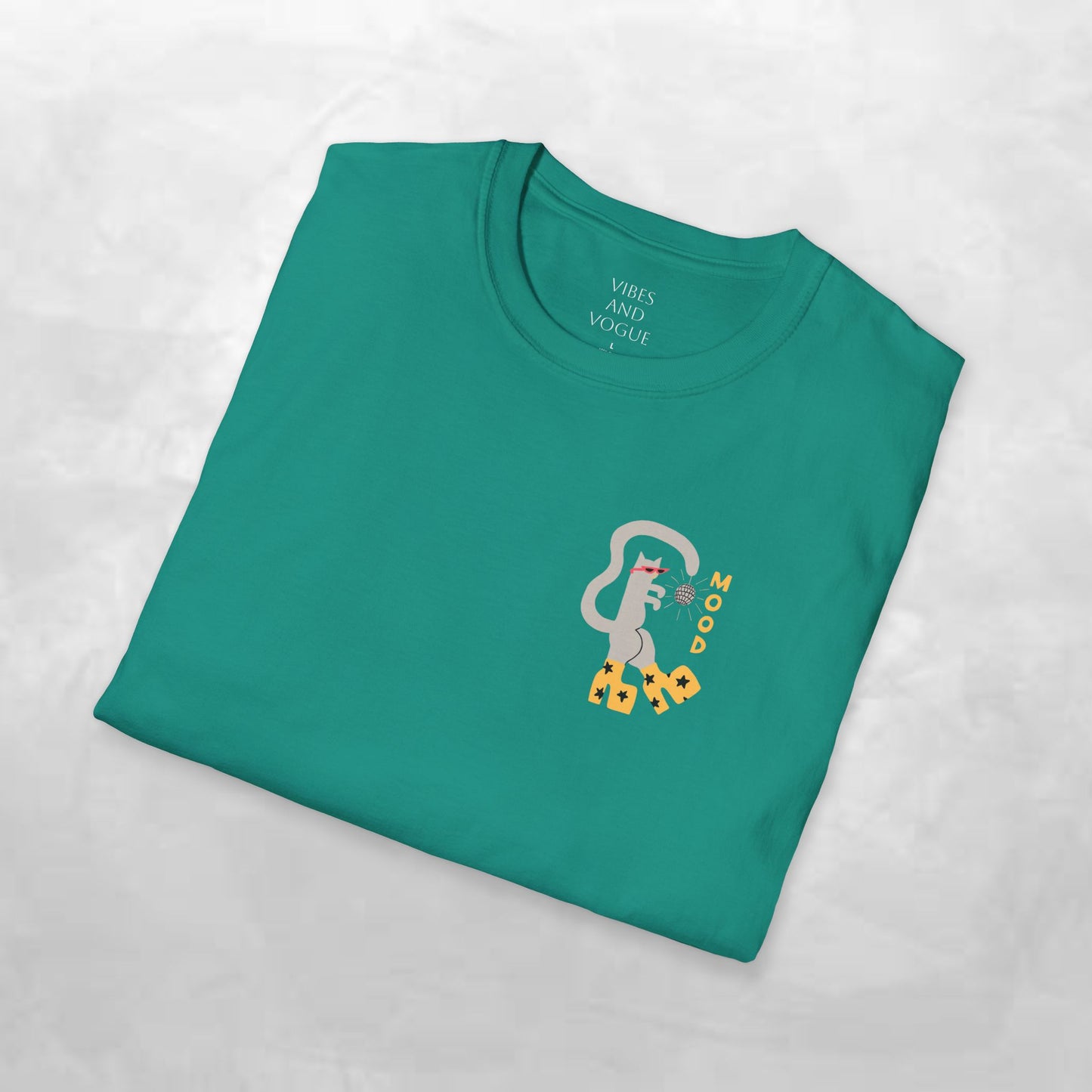 Ghost & Sunflowers T-Shirt — Cute Minimal Halloween Tee