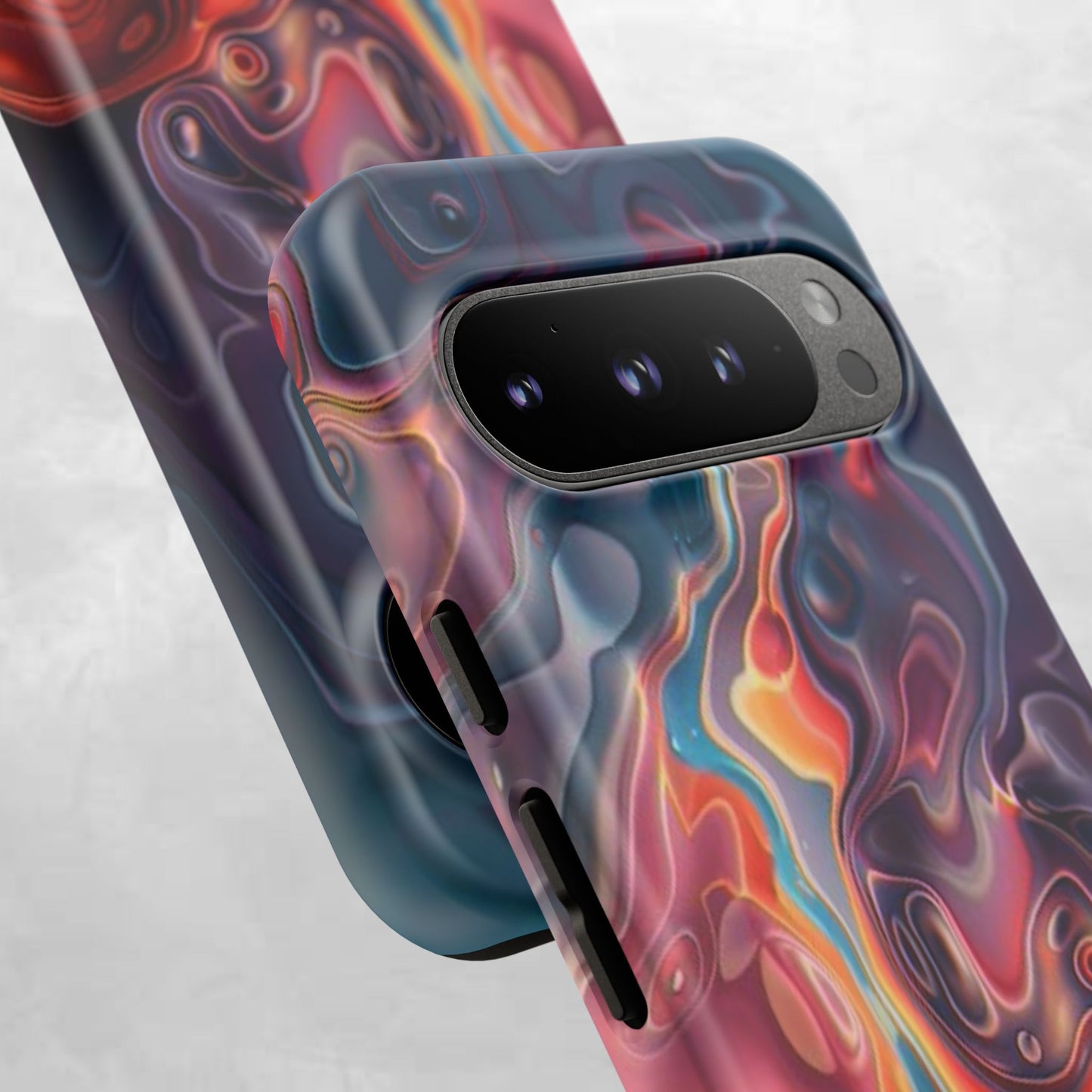 Colorful Phone Case, Abstract Print Cover, Tough Cases for Protection, Gift for Her, Modern Design, Trendy Mobile Accessory