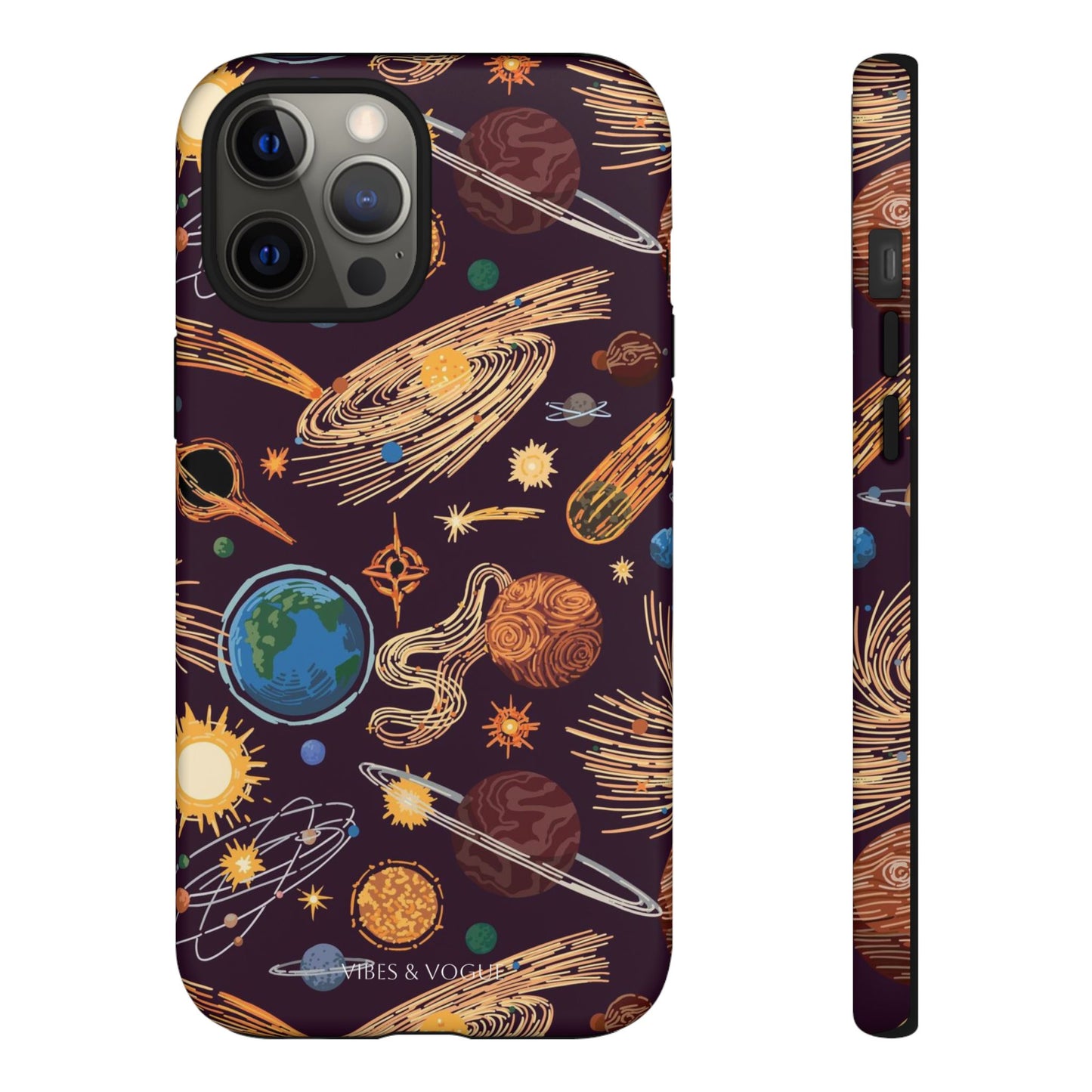 Space-Themed Phone Case - Cosmic Galaxy Design, Durable Protective Cover, Unique Gift, Celestial Lover's Accessory