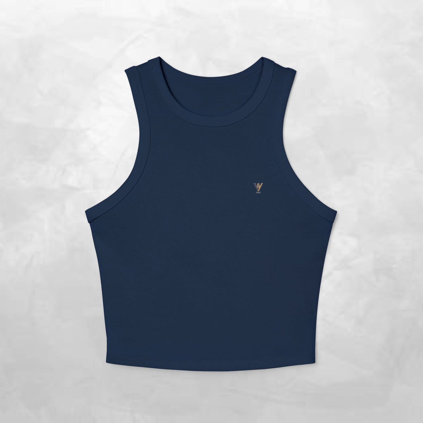 Women's Micro Rib Racer Tank Top - Effortless Everyday Style