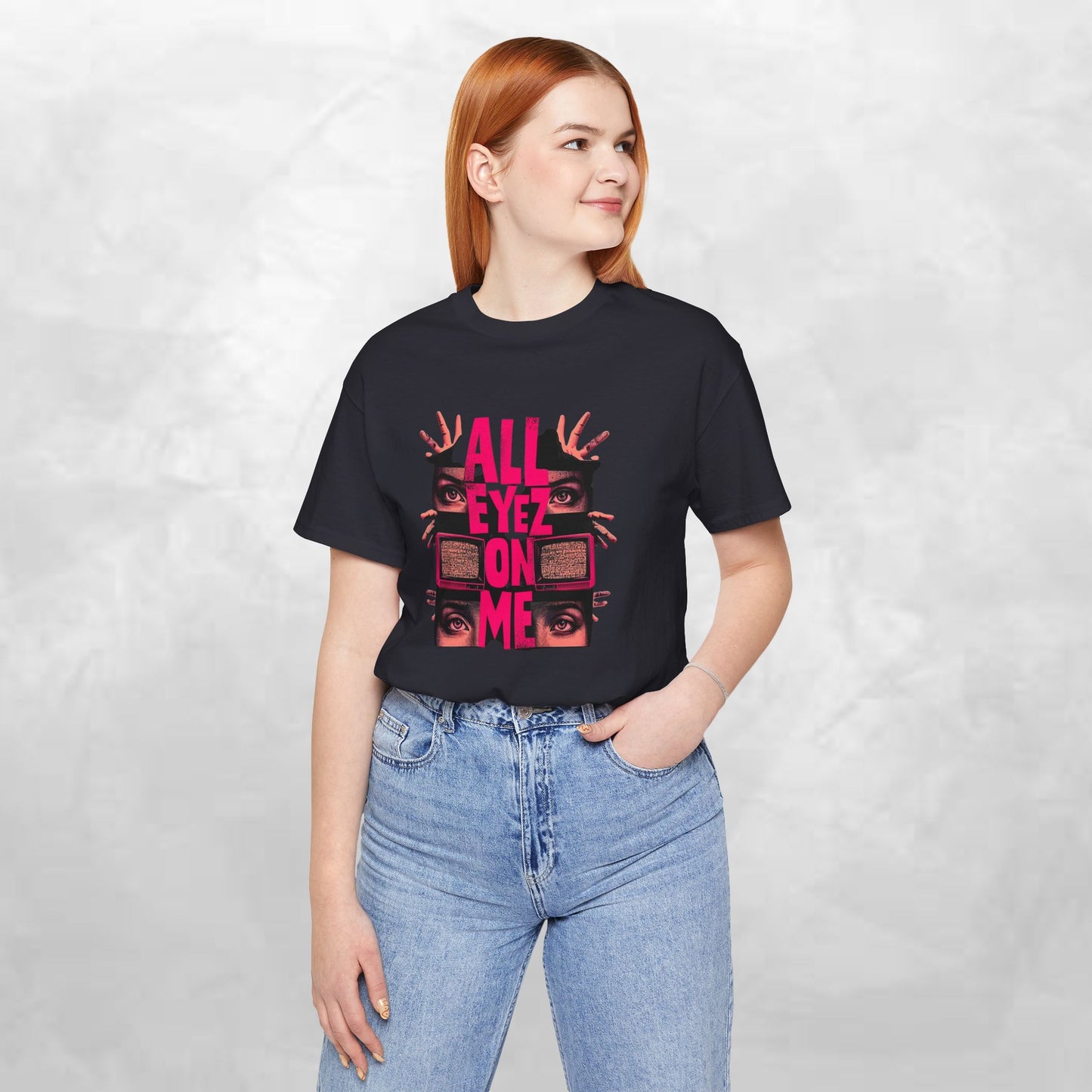 All Eyez On Me T-Shirt — Bold Retro Eyes Graphic Tee