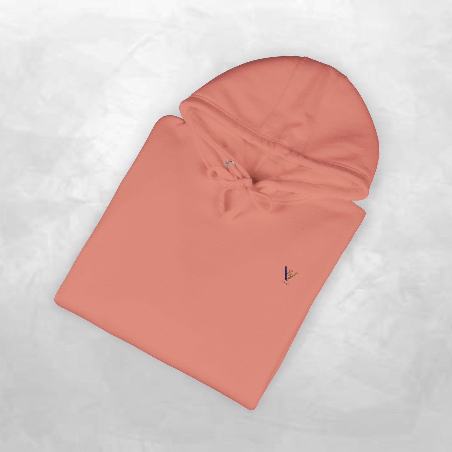 Cozy Coral Unisex Fleece Hoodie, Casual Streetwear, Gift for Him/Her, Comfortable Layering, Everyday Hoodie