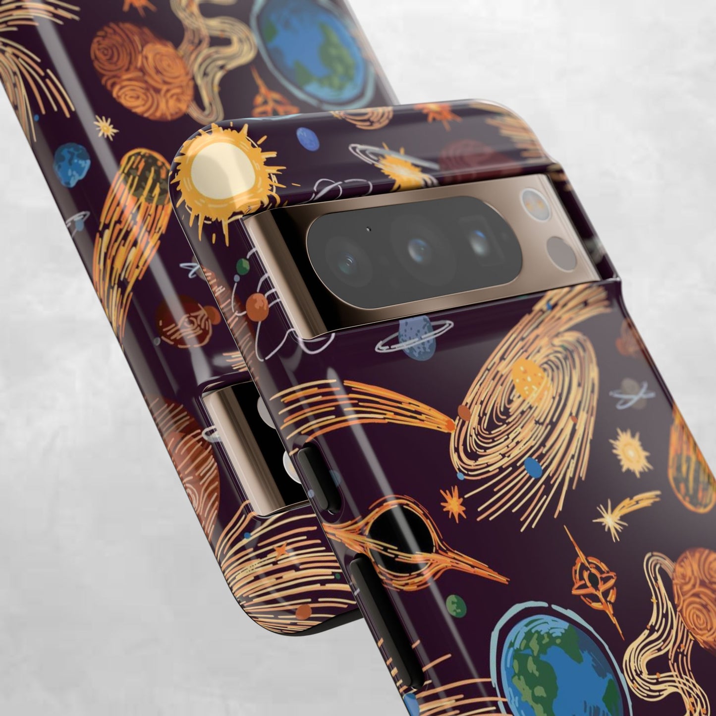 Space-Themed Phone Case - Cosmic Galaxy Design, Durable Protective Cover, Unique Gift, Celestial Lover's Accessory