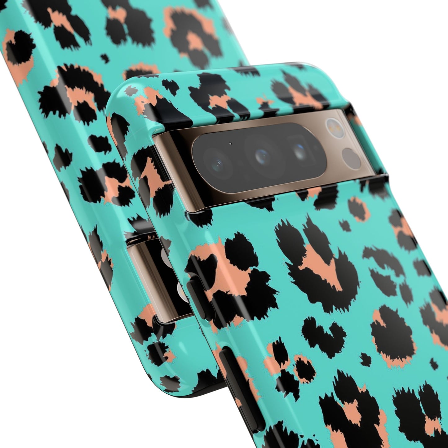 Leopard Print Phone Case, Tough Phone Case, Wild Style Accessory, Animal Print Cover, Stylish Phone Protection