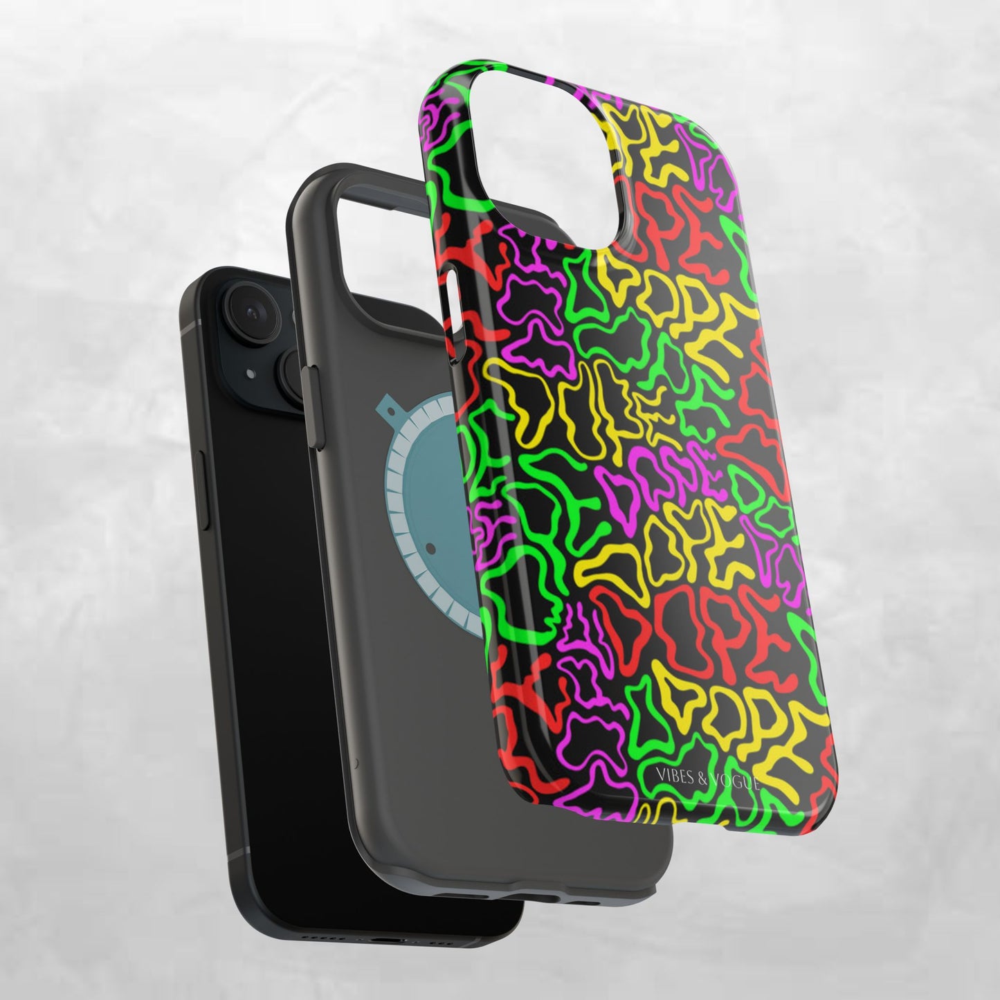Colorful Magnetic Phone Cases, Funky Case for Teens, Cool Phone Accessories, Unique Gift for Friends, Vibrant Tough Cases, Phone Protection