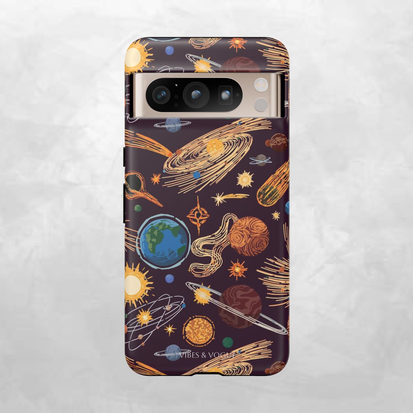 Space-Themed Phone Case - Cosmic Galaxy Design, Durable Protective Cover, Unique Gift, Celestial Lover's Accessory