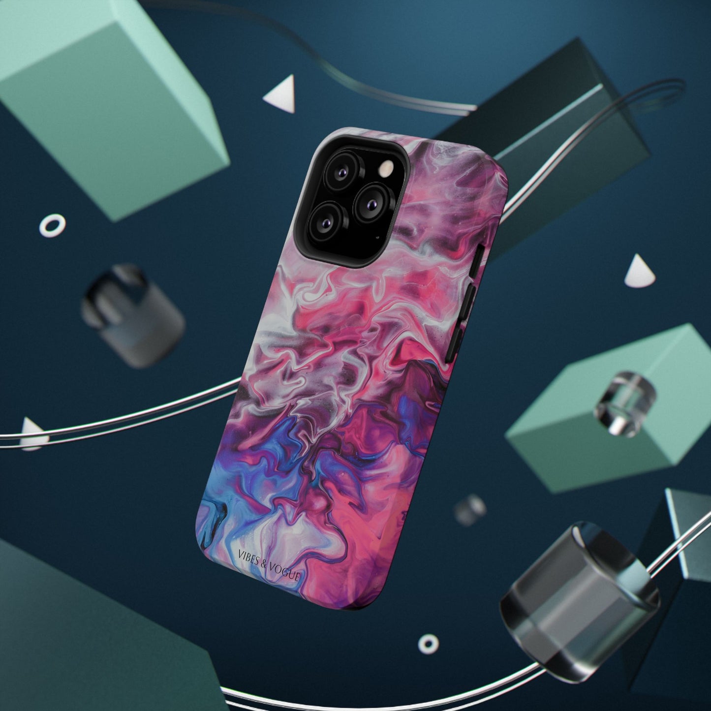 Vibrant Phone Case for Trendsetters | Abstract Marble Design, Impact-Resistant, Stylish Tech Accessory, Perfect Gift