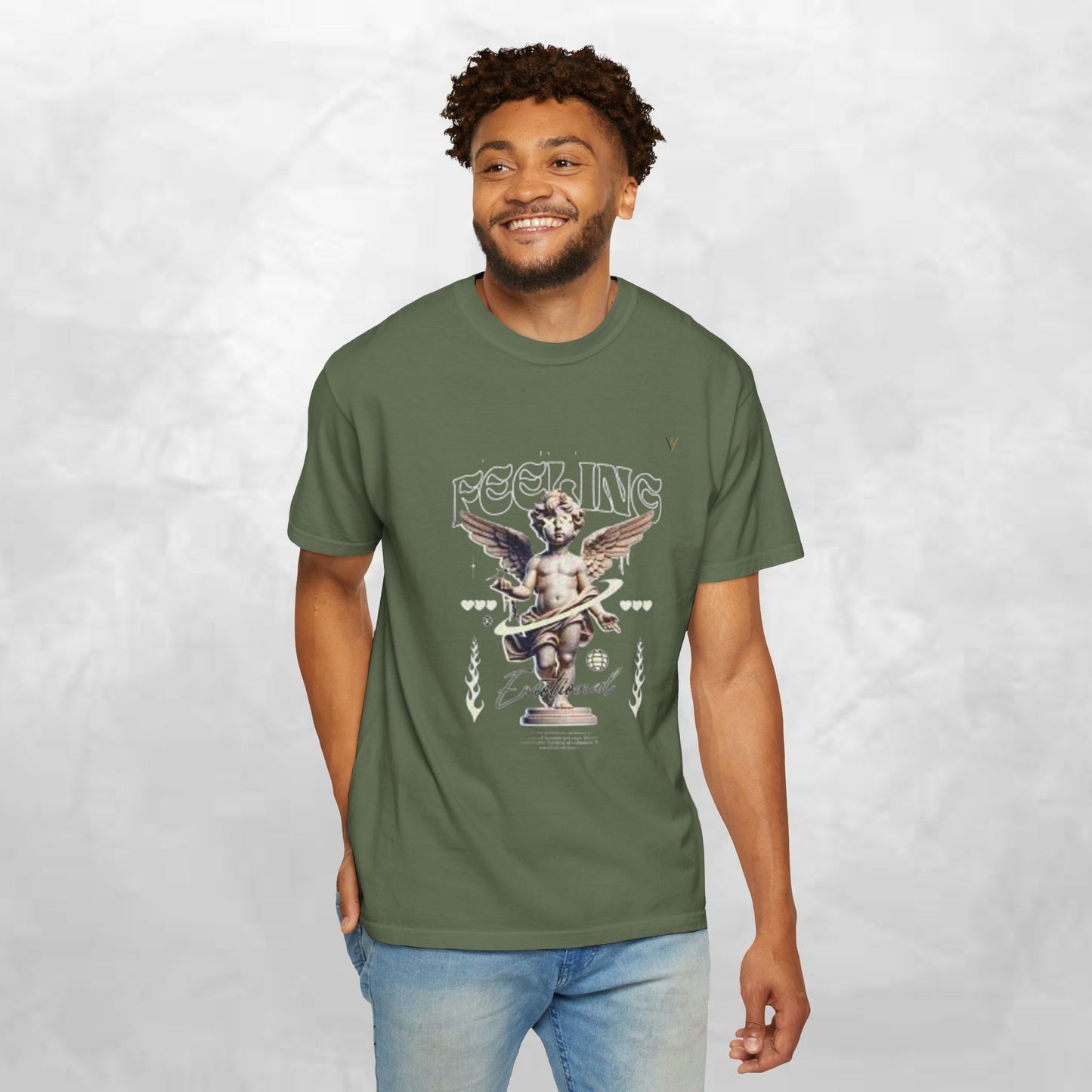 Vintage-Inspired Angel Graphic T-Shirt - Perfect for Casual Wear, Gift for Music Lovers, Cute Outfit Idea, Retro Design, Cozy Everyday Tee