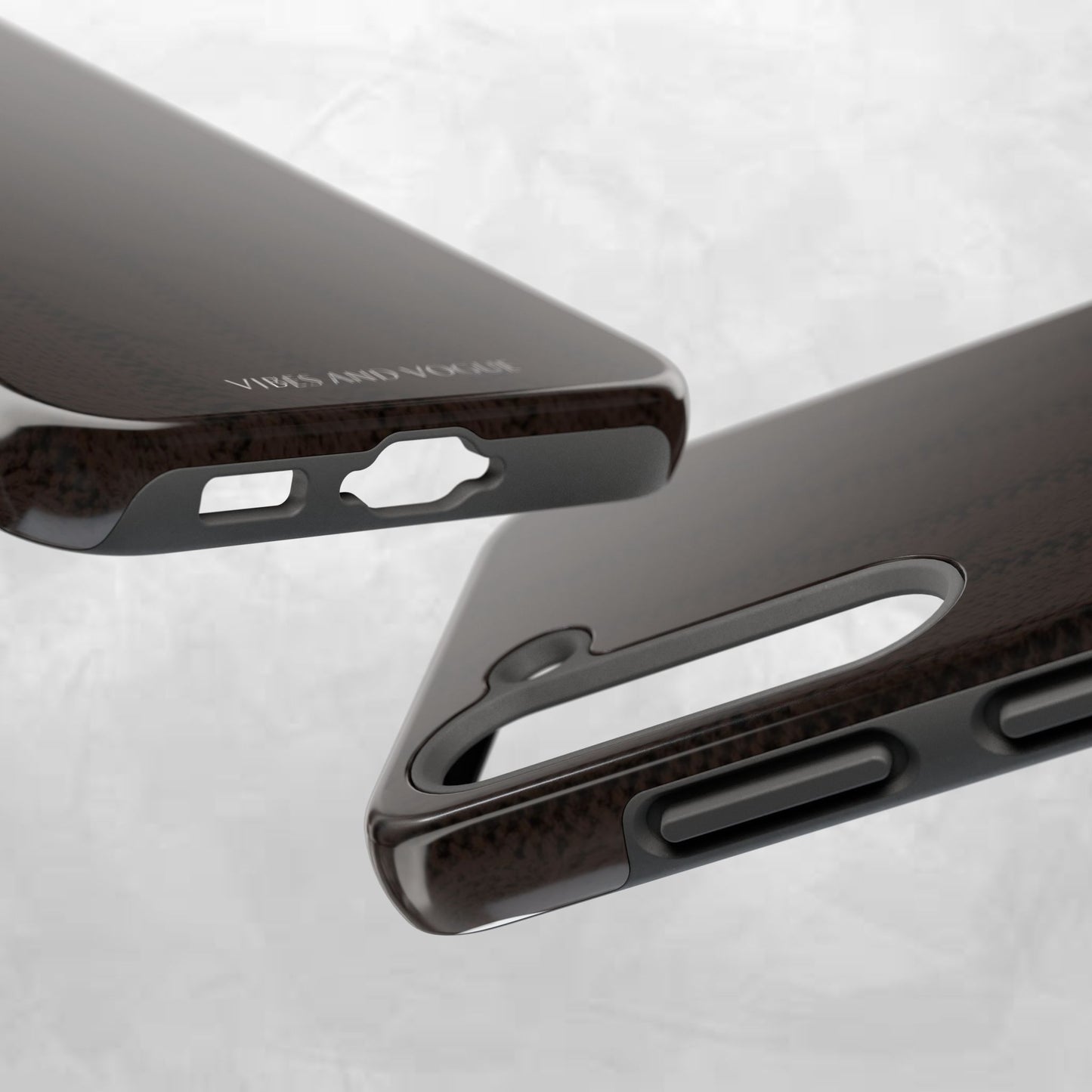 Cable Knit Chocolate Tough Phone Case — Vibes and Vogue Protective Cover