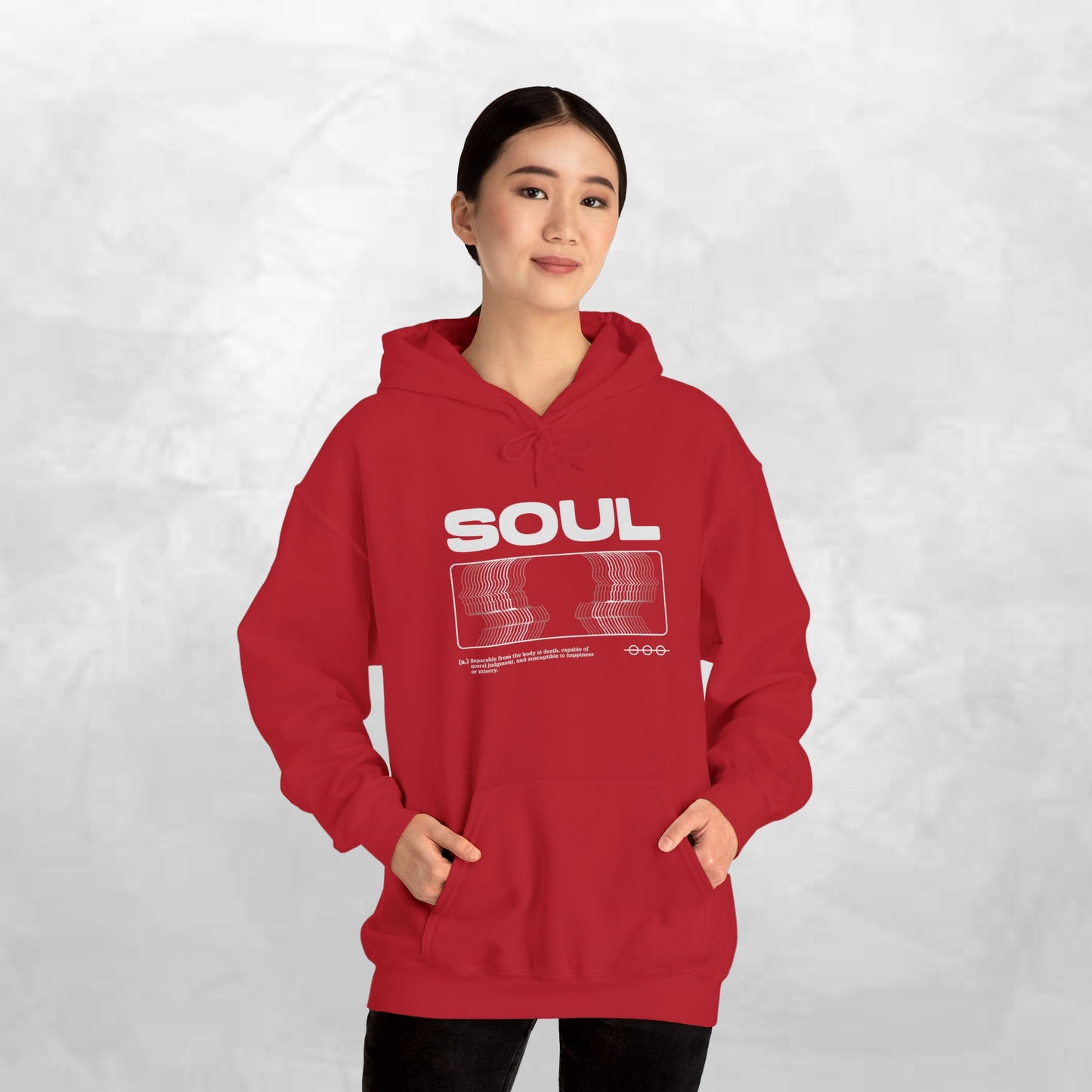 Soul Graphic Hoodie — Retro VHS Silhouette Streetwear