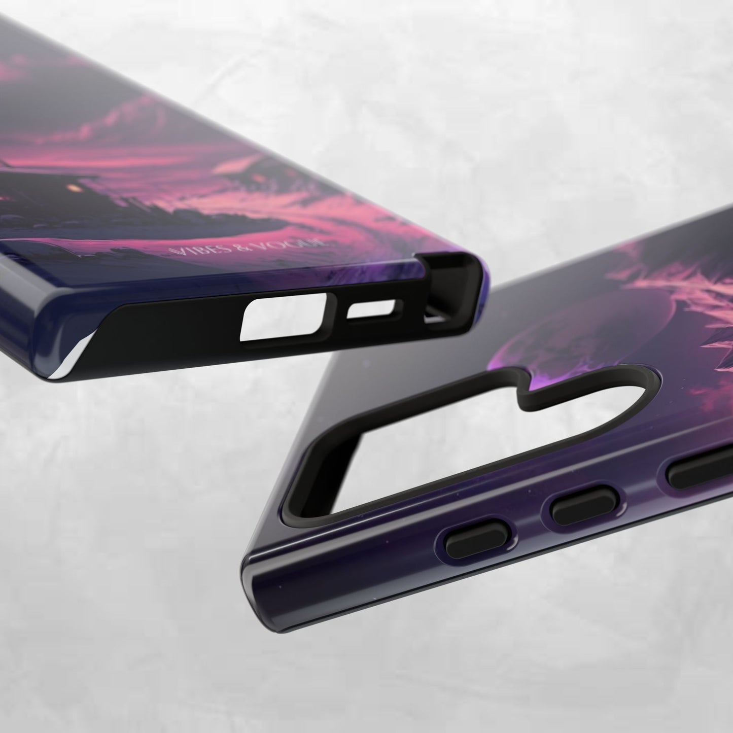 Futuristic Phone Case, Galaxy Aesthetic, Cosmic Art, Stylish Protection, Gifts for Tech Lovers