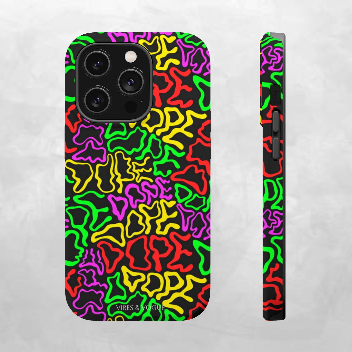 Colorful Magnetic Phone Cases, Funky Case for Teens, Cool Phone Accessories, Unique Gift for Friends, Vibrant Tough Cases, Phone Protection