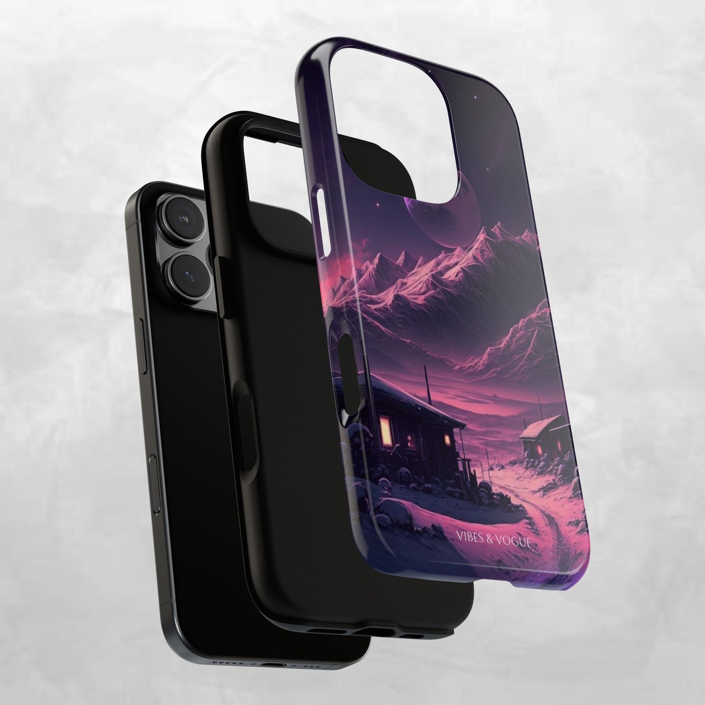 Futuristic Phone Case, Galaxy Aesthetic, Cosmic Art, Stylish Protection, Gifts for Tech Lovers