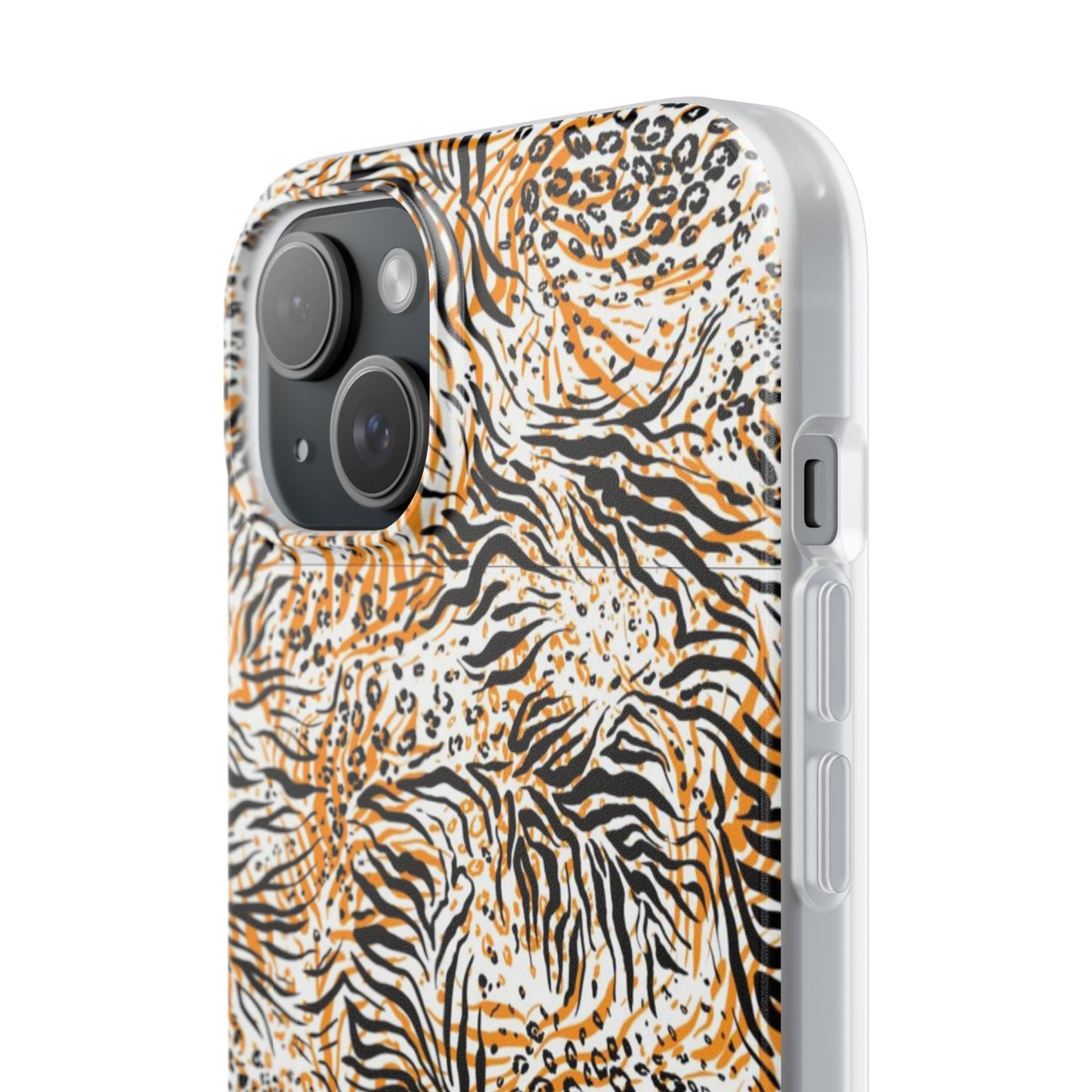 Wild Animal Print Flexi Case for iPhone - Fierce & Trendy Design