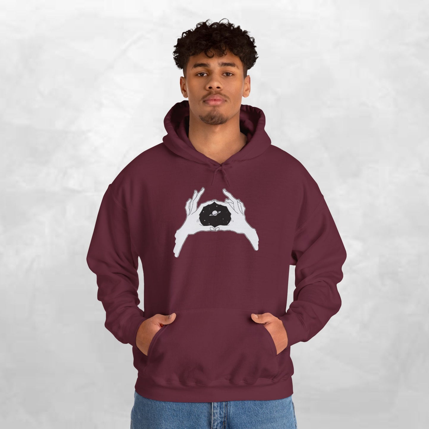 Artistic Hands Unisex Hooded Sweatshirt - Cozy Gift for Art Lovers, Black Hoodie, Unique Graphic Sweatshirt, Stylish Everyday Wear, [...]