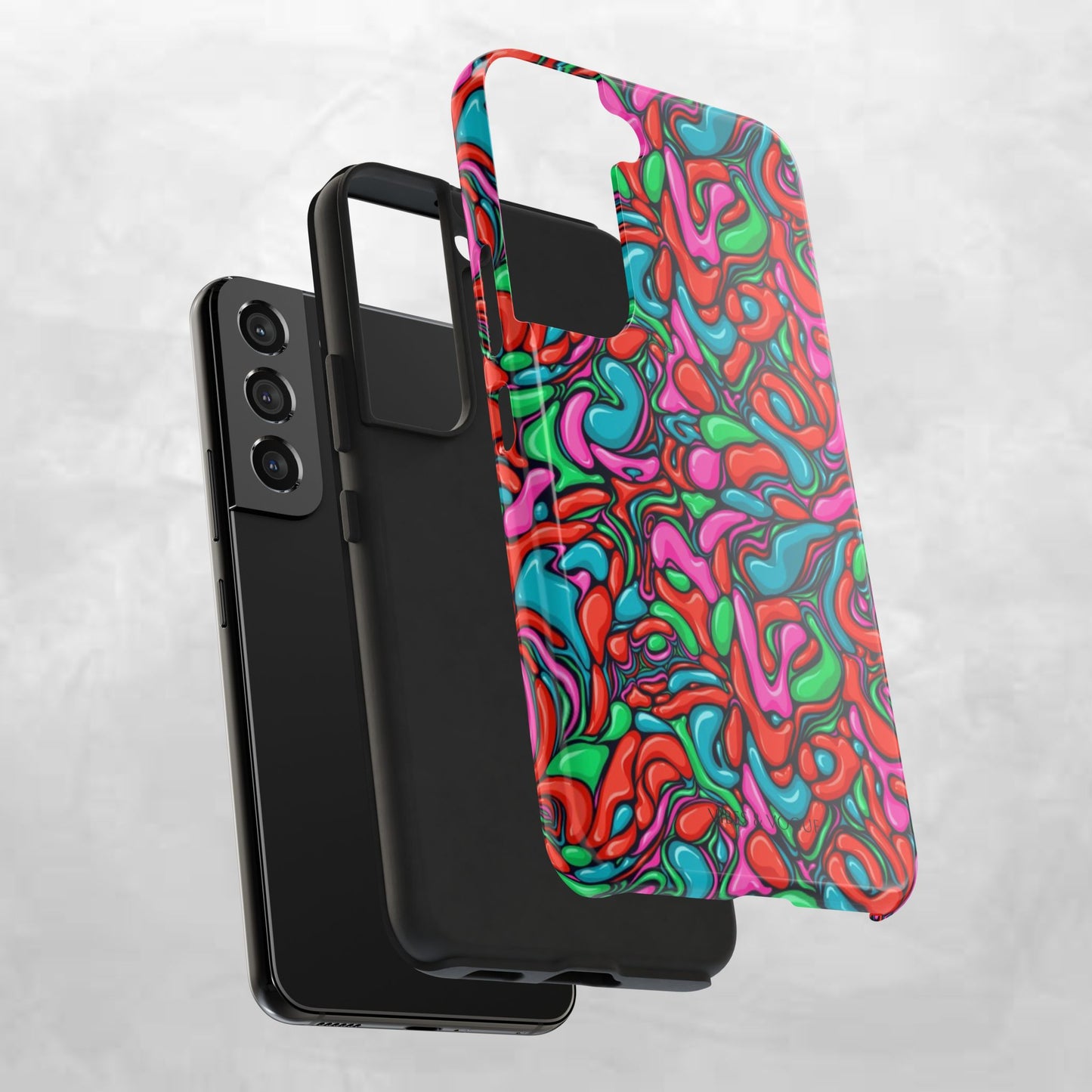 Vibrant Tough Phone Cases - Colorful Abstract Designs for Teens & Adults, Perfect Gift for Birthdays, Holidays, & Everyday Use