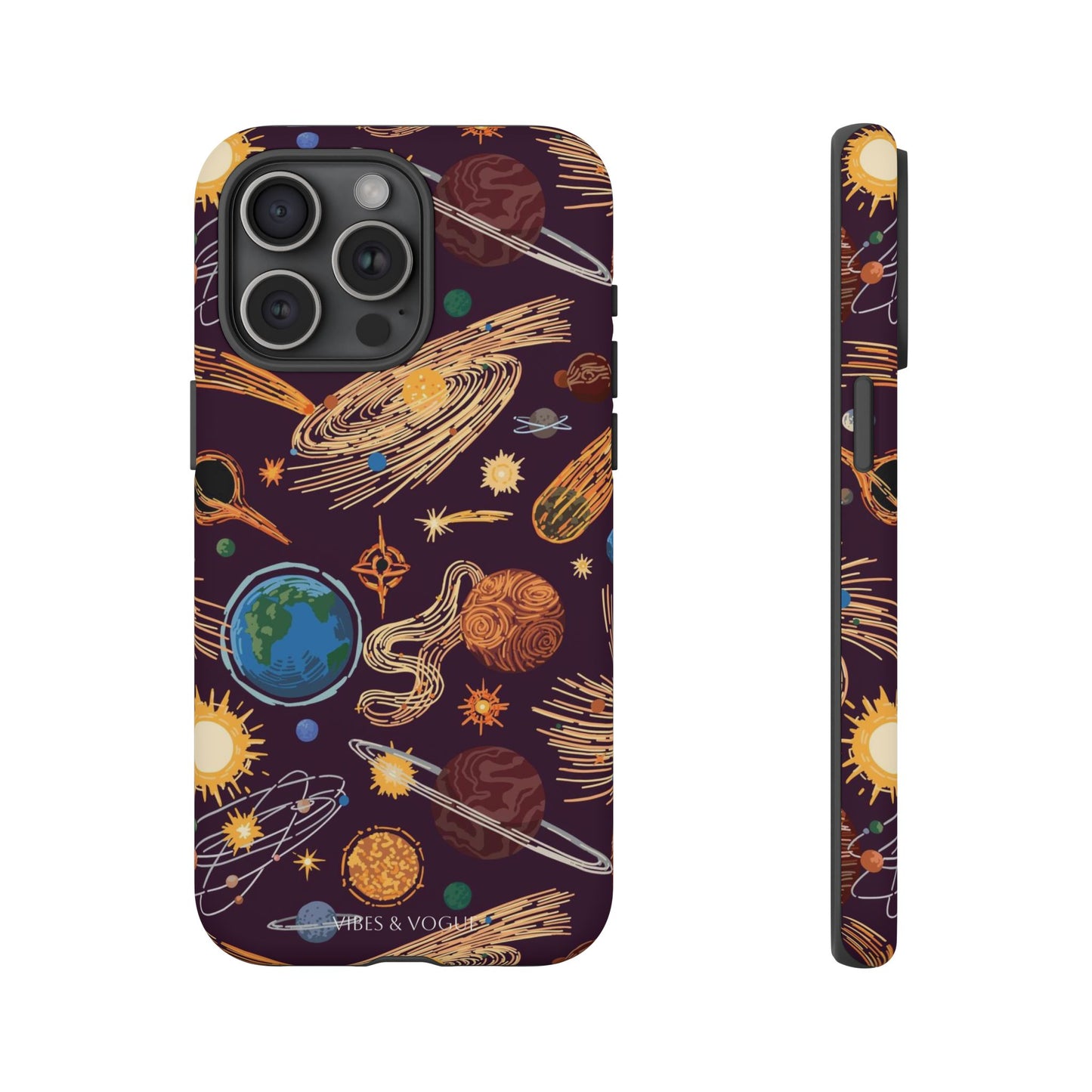 Space-Themed Phone Case - Cosmic Galaxy Design, Durable Protective Cover, Unique Gift, Celestial Lover's Accessory