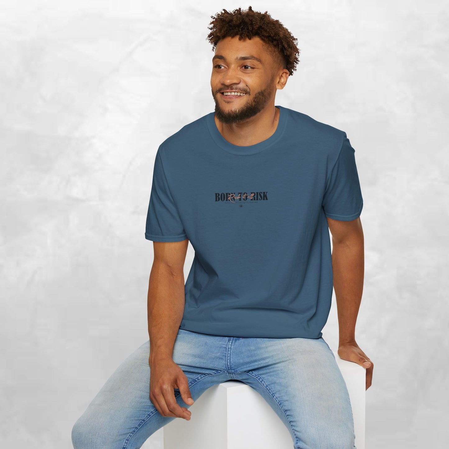 Born to Risk T-Shirt — Minimalist Motivational Graphic Tee