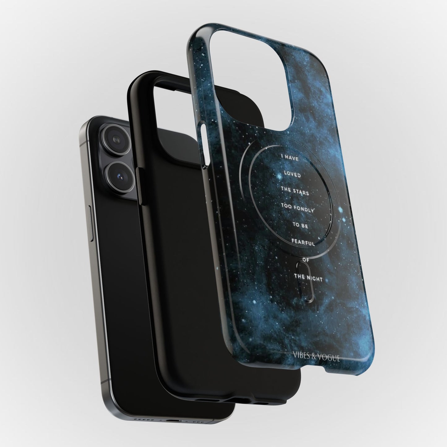 Galaxy-Inspired Tough Magnetic Phone Case - "I Have Loved the Stars"